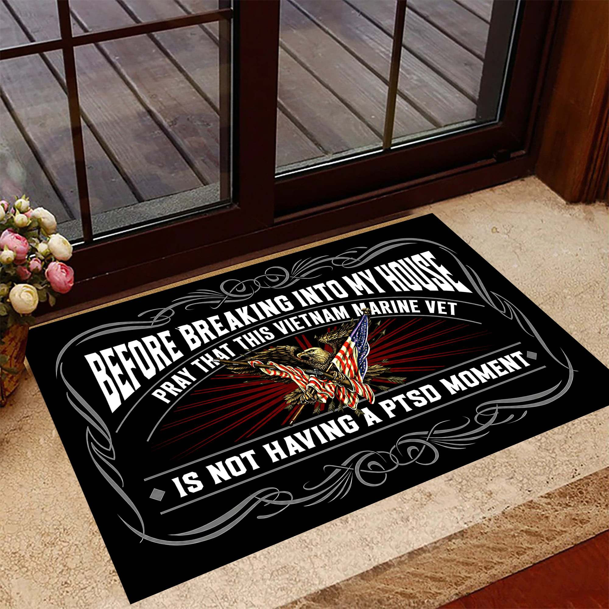 Premium USMC Vietnam Veteran Doormat CPVC150510
