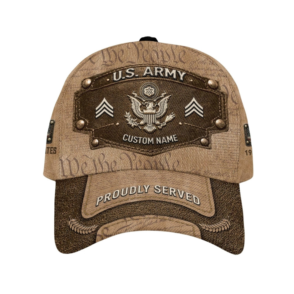 Premium America 250th Anniversary Custom US Army Hat VPVC020455, Cap For Army Veterans, Gifts For Independence Day, Veterans Day