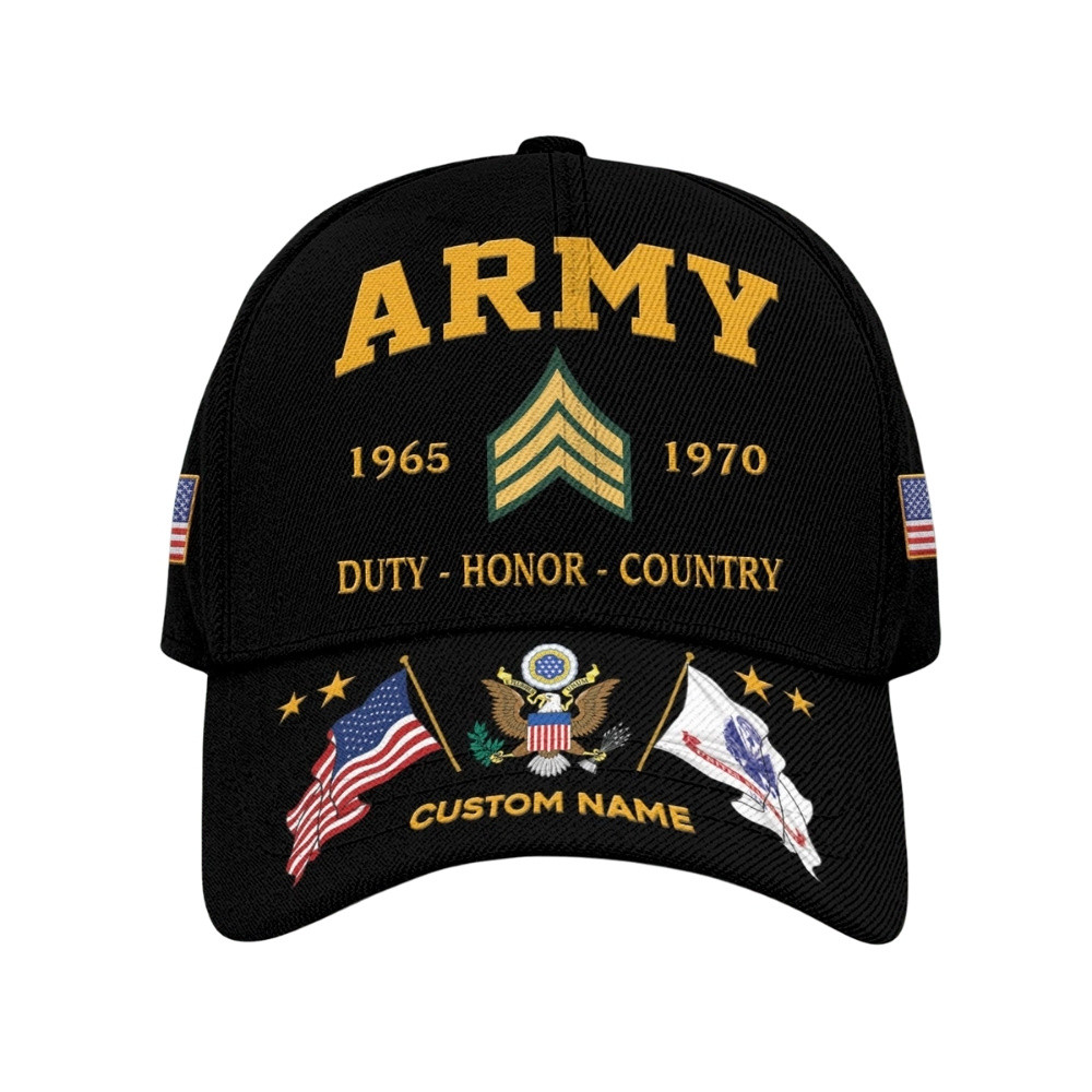 Premium Custom US Army Veteran Hat VPVC020540, Cap For Army Veterans, Gifts For Veterans Day, Father’s Day