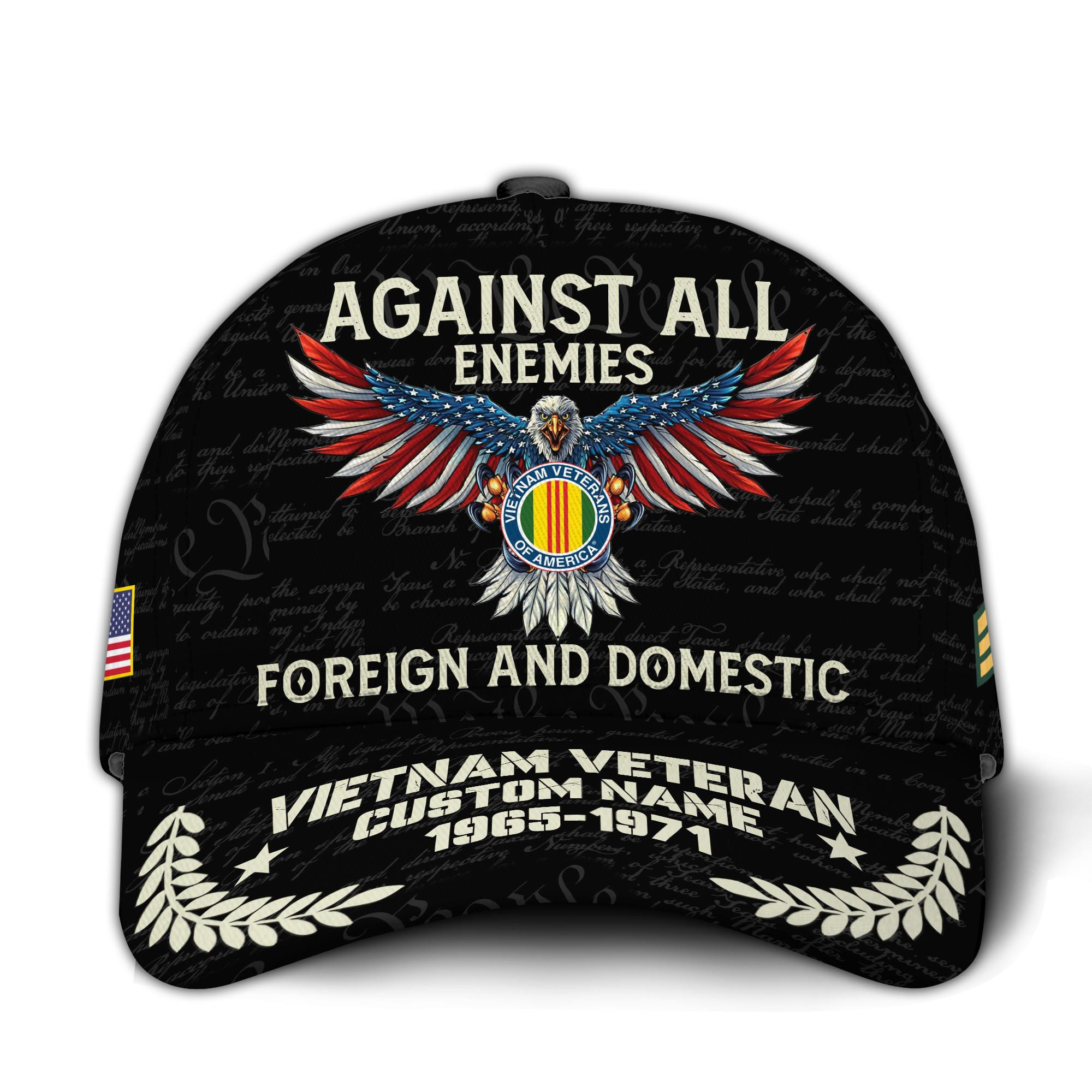 Premium Custom Vietnam Veteran Hat VPVC015006, Cap For Vietnam Veterans, Gifts For Veterans Day, Father’s Day