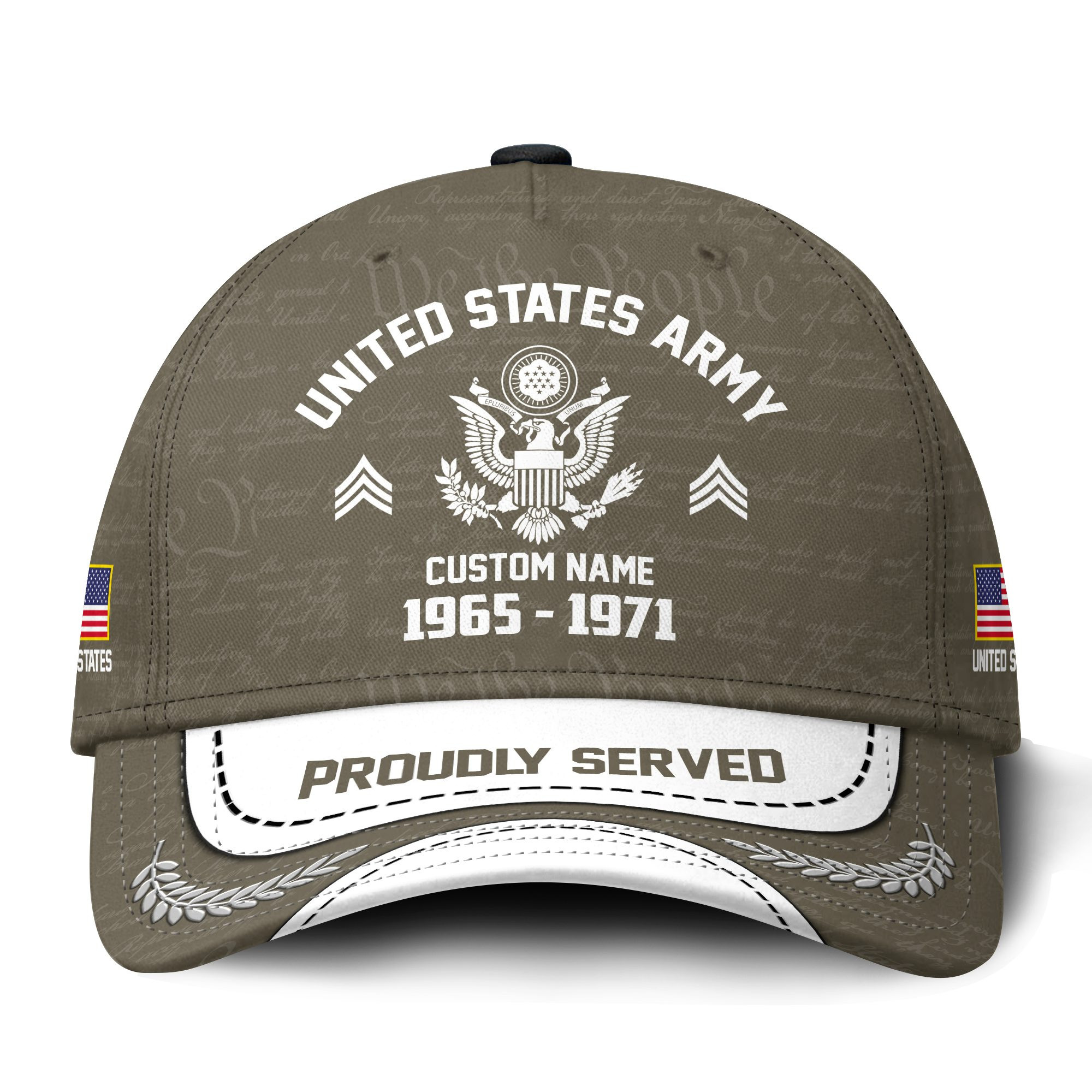 Premium Custom US Army Veteran Hat VPVC015101, Cap For Army Veterans, Gifts For Veterans Day, Father’s Day