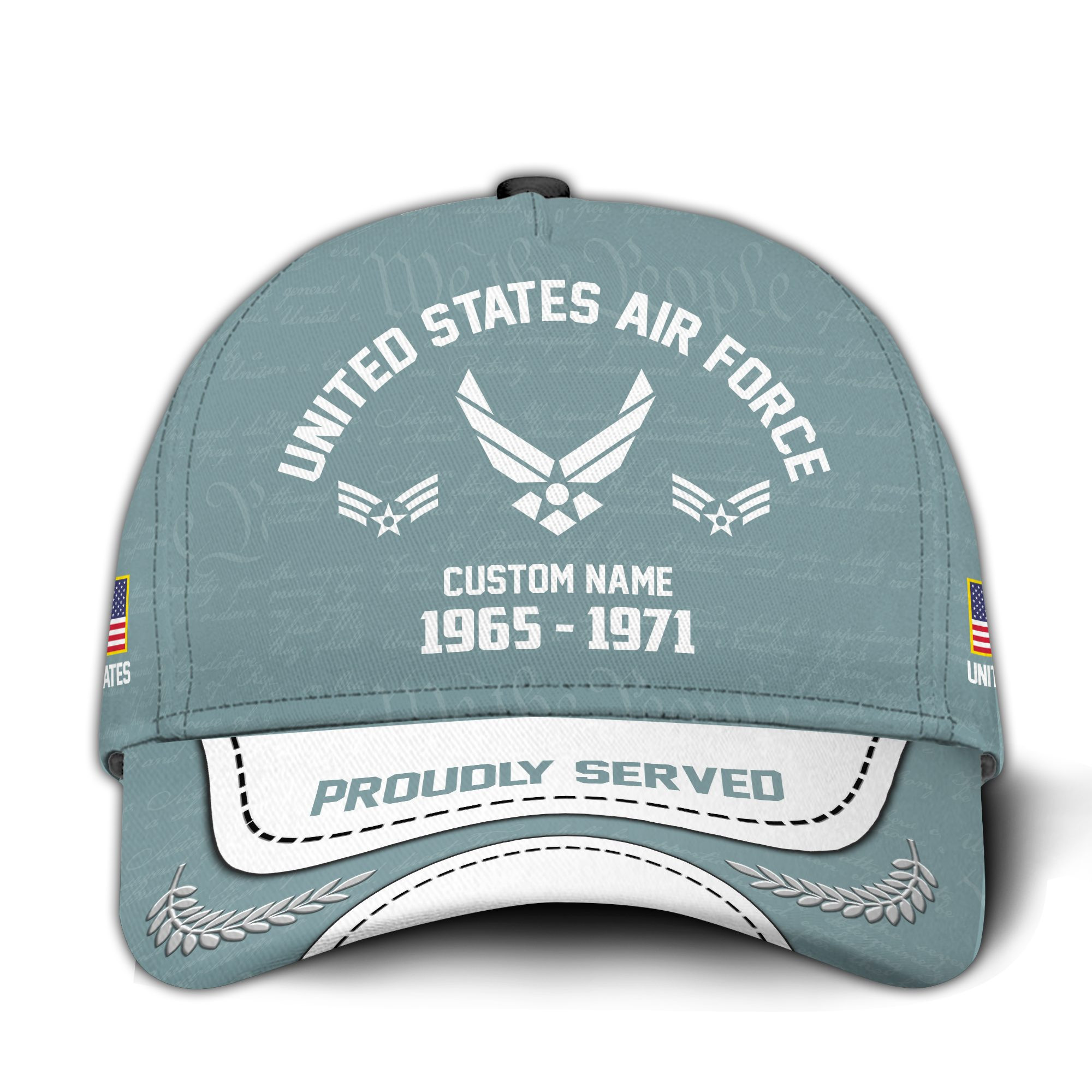 Premium Custom USAF Veteran Hat VPVC015104, Cap For Air Force Veterans, Gifts For Veterans Day, Father’s Day