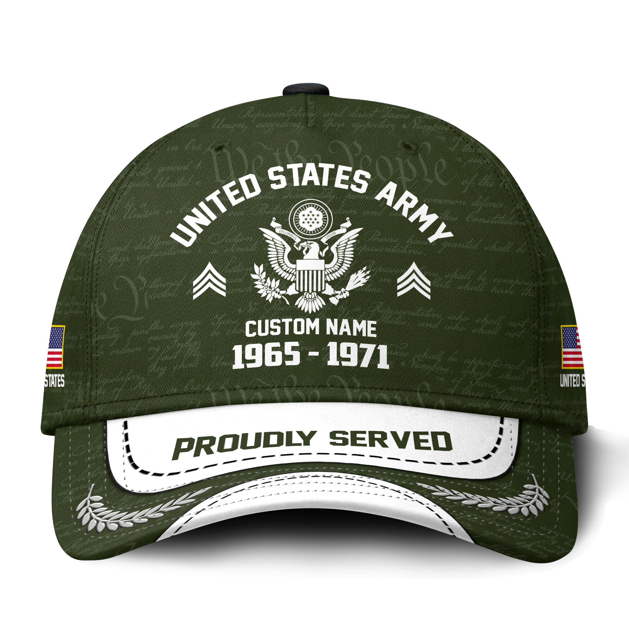 Premium Custom US Army Veteran Hat VPVC015110, Cap For Army Veterans, Gifts For Veterans Day, Father’s Day