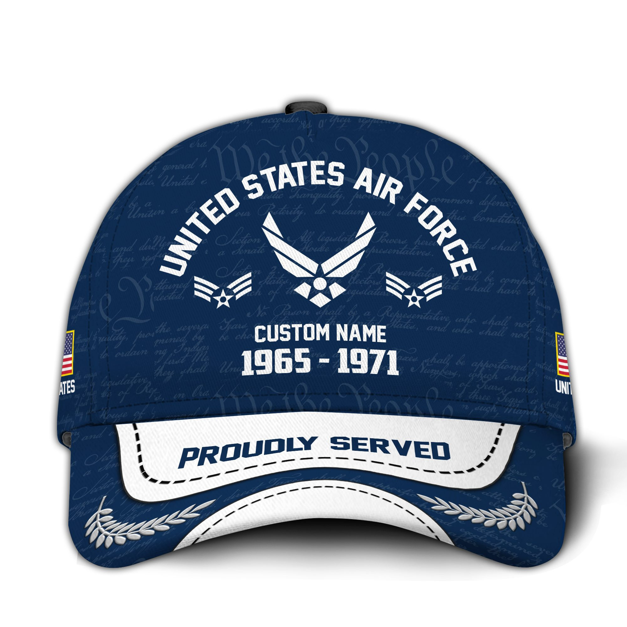 Premium Custom USAF Veteran Hat VPVC015112, Cap For Air Force Veterans, Gifts For Veterans Day, Father’s Day