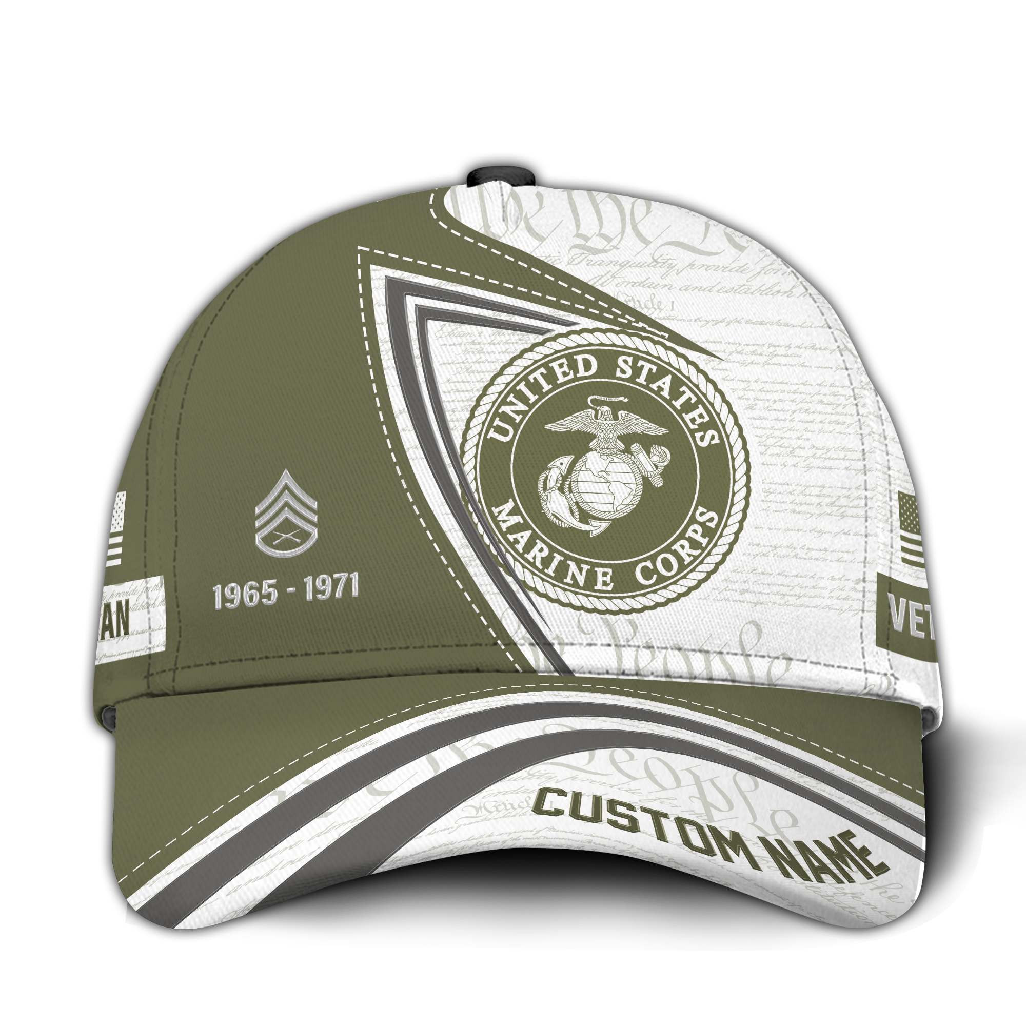 Premium Custom USMC Veteran Hat VPVC015211, Cap For Marine Veterans, Gifts For Veterans Day, Father’s Day