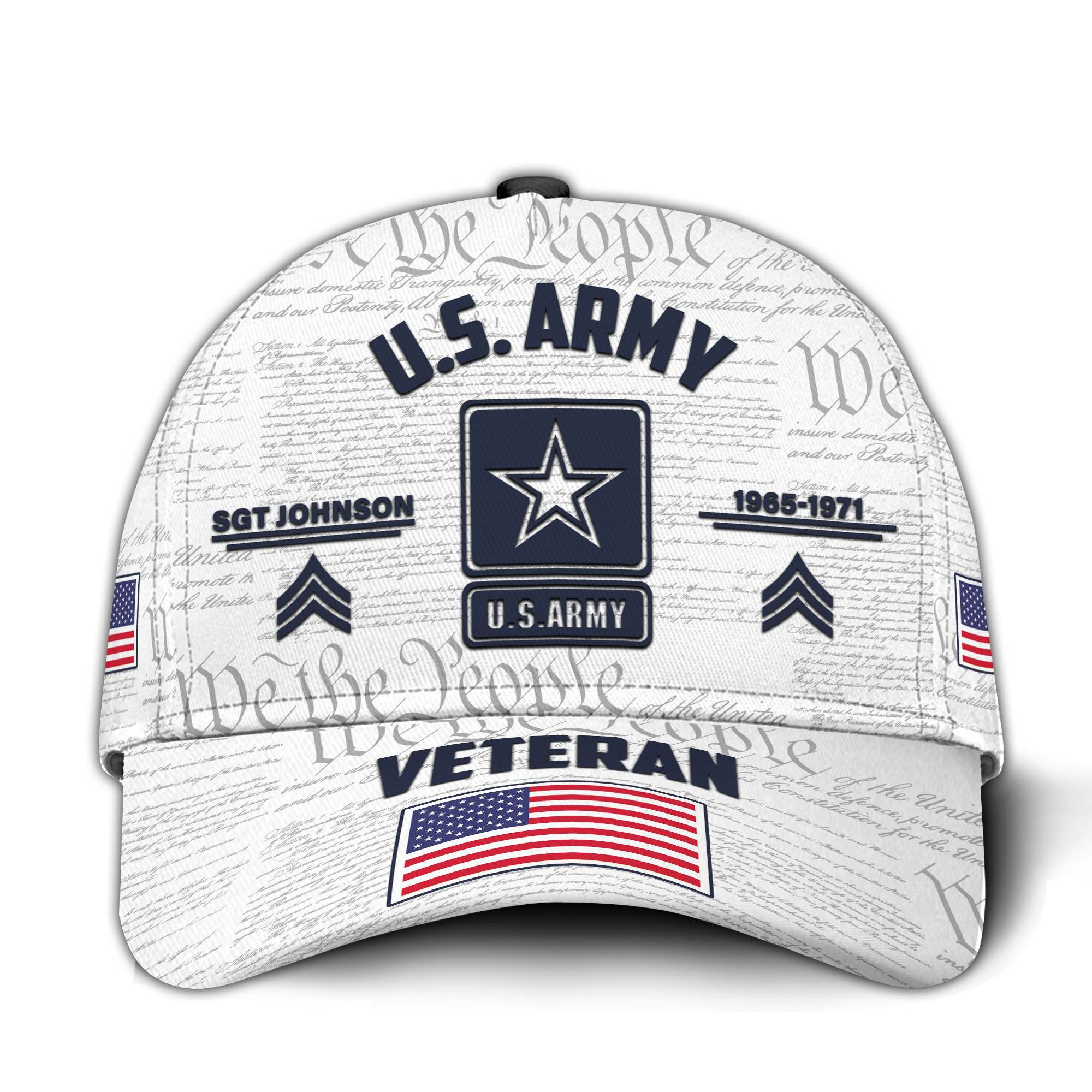 Premium Custom US Army Veteran Hat VPVC015301, Cap For Army Veterans, Gifts For Veterans Day, Father’s Day