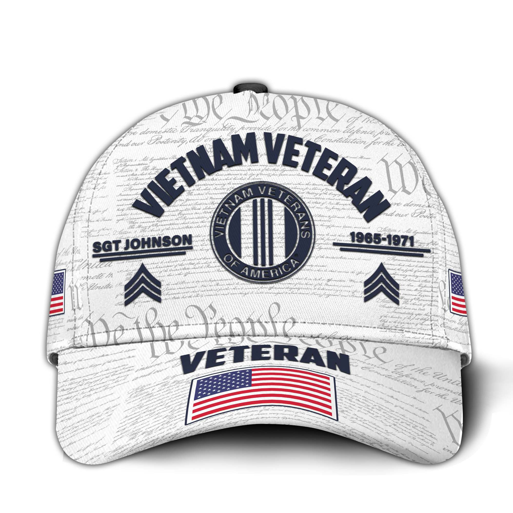 Premium Custom Vietnam Veteran Hat VPVC015306, Cap For Vietnam Veterans, Gifts For Veterans Day, Father’s Day
