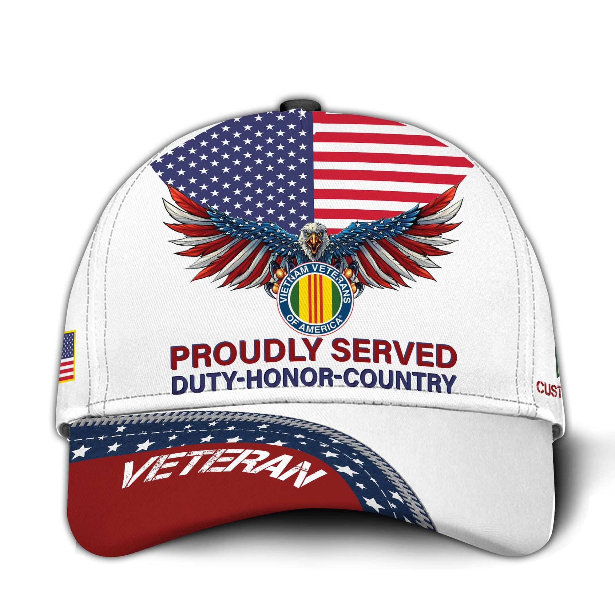 Premium Custom Vietnam Veteran Hat VPVC015406, Cap For Vietnam Veterans, Gifts For Veterans Day, Father’s Day