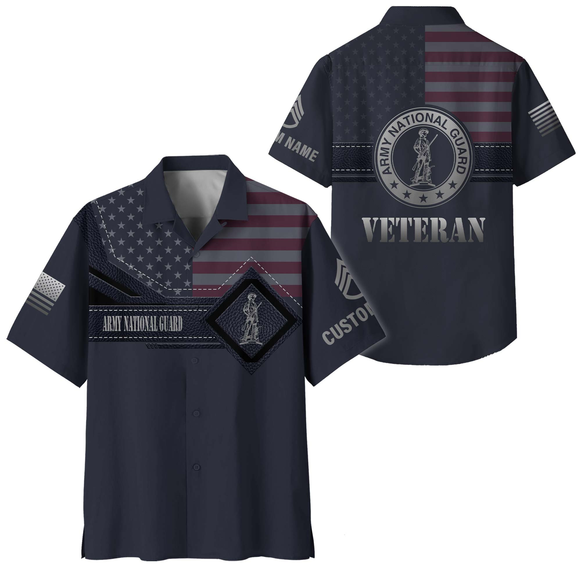 Premium Custom Army National Guard Hawaiian Shirt VPVC408158, Gifts For Army National Guard Veteran, Gifts For Veterans Day