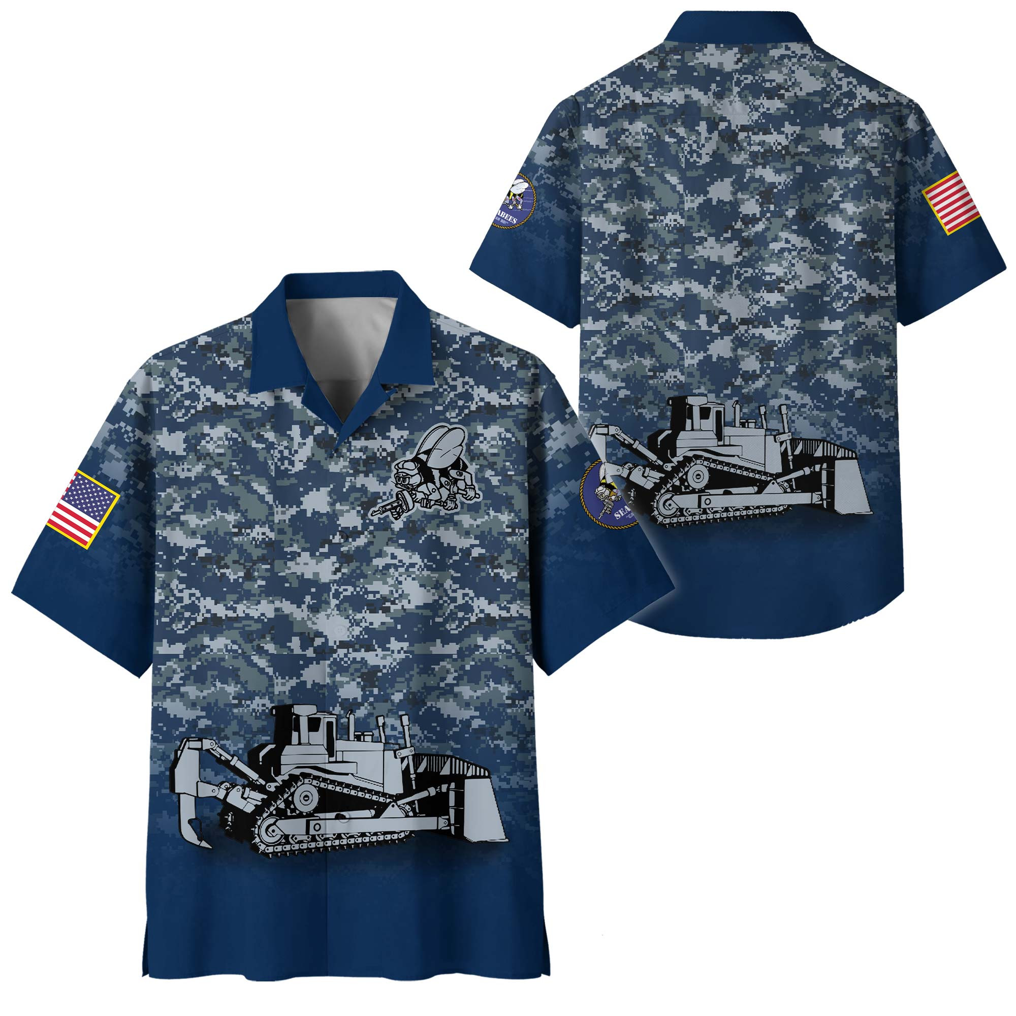 Premium US Seabees Hawaiian Shirt VPVC408319, Gifts For Seabees Veteran, Gifts For Veterans Day