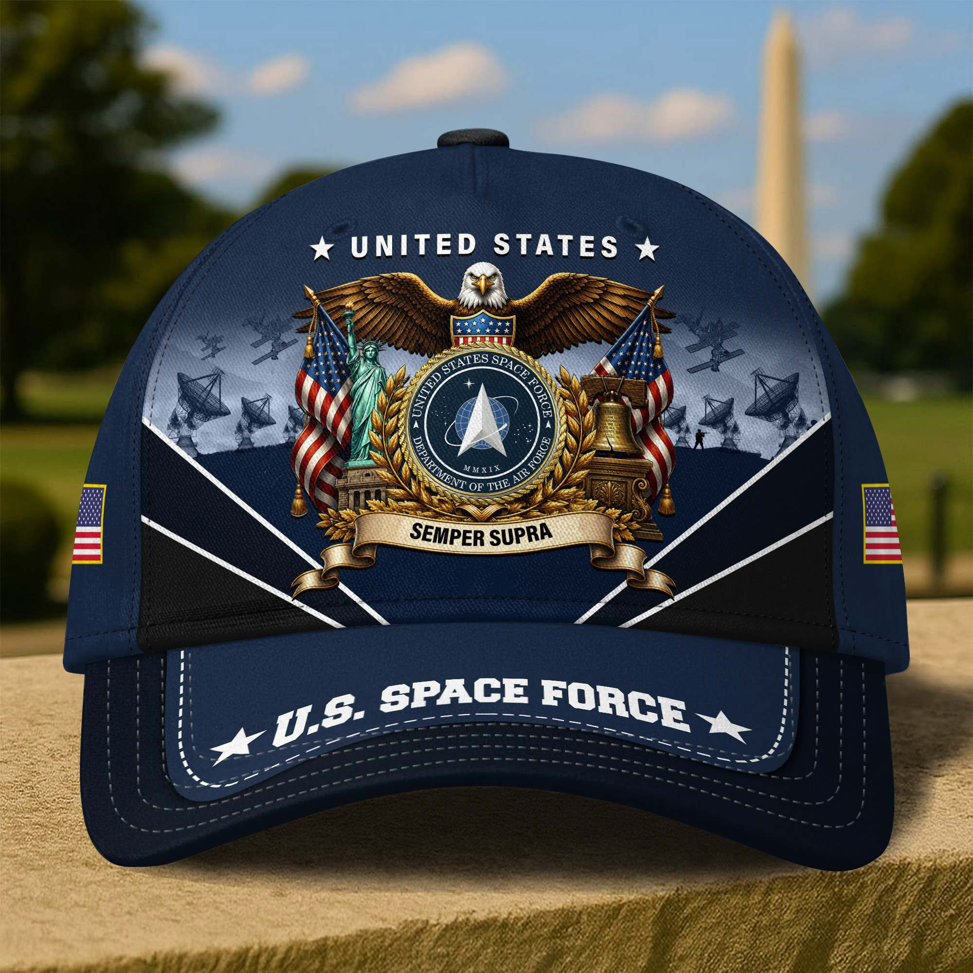 Premium US Veterans Baseball Hats ATTN020621, Gifts for US Veterans, Gifts on Veterans Day, Father’s Day