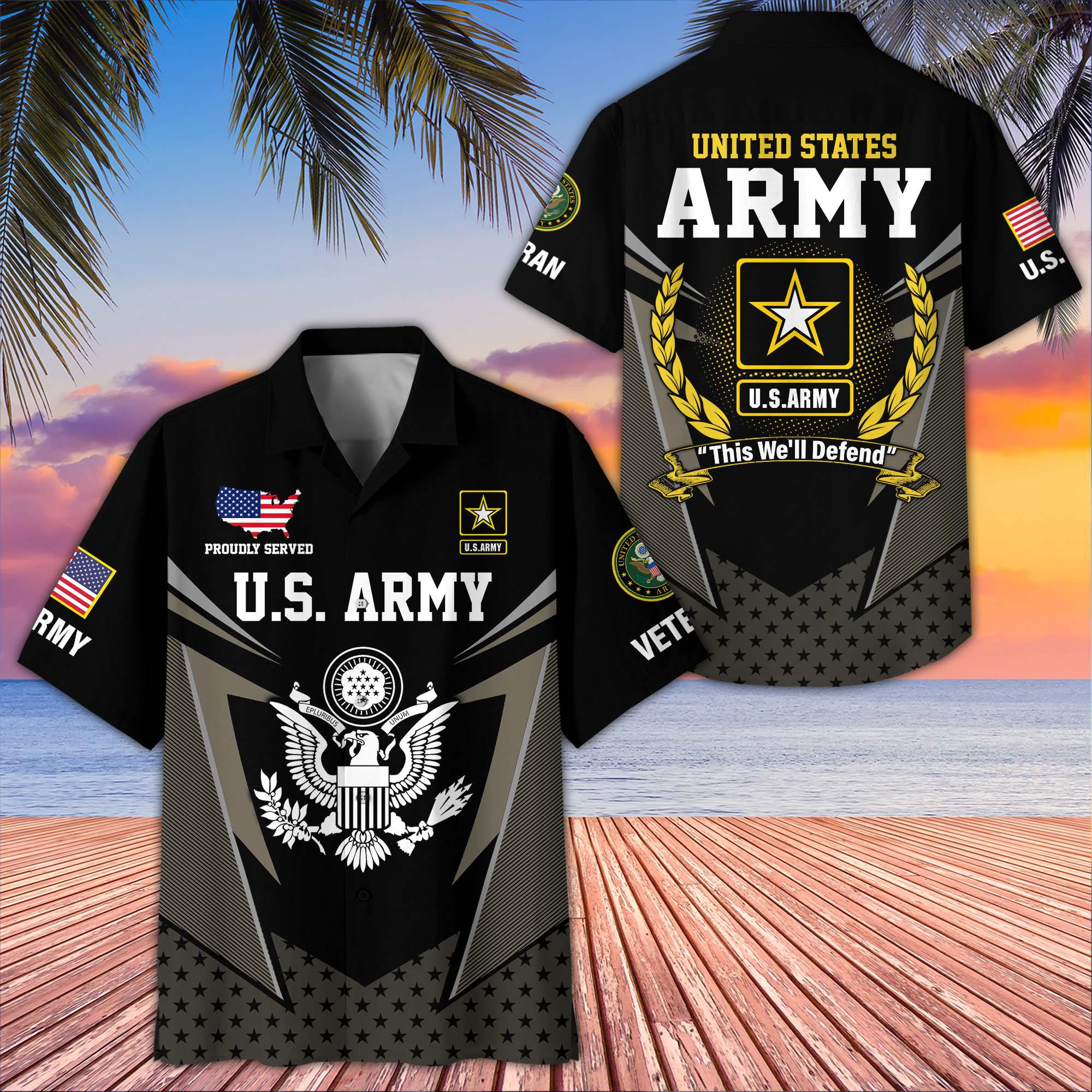 Premium US Veterans Hawaiian Shirt CPVC100601, Gifts For US Veterans, Gifts For Father’s Day, Veterans Day