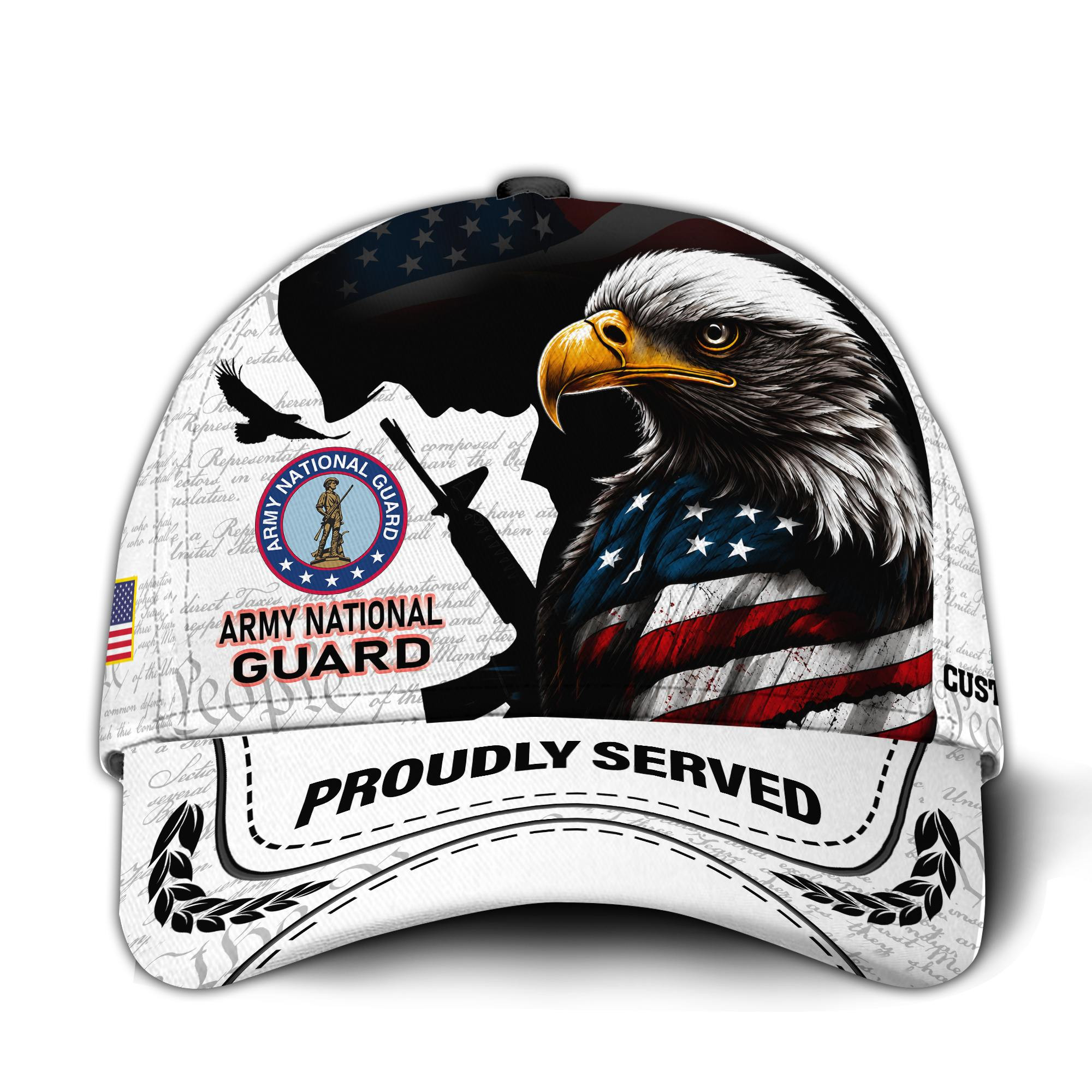 Premium Custom Army National Guard Veteran Hat VPVC015908, Cap For Army National Guard Veteran, Gifts For Veterans Day, Father’s Day