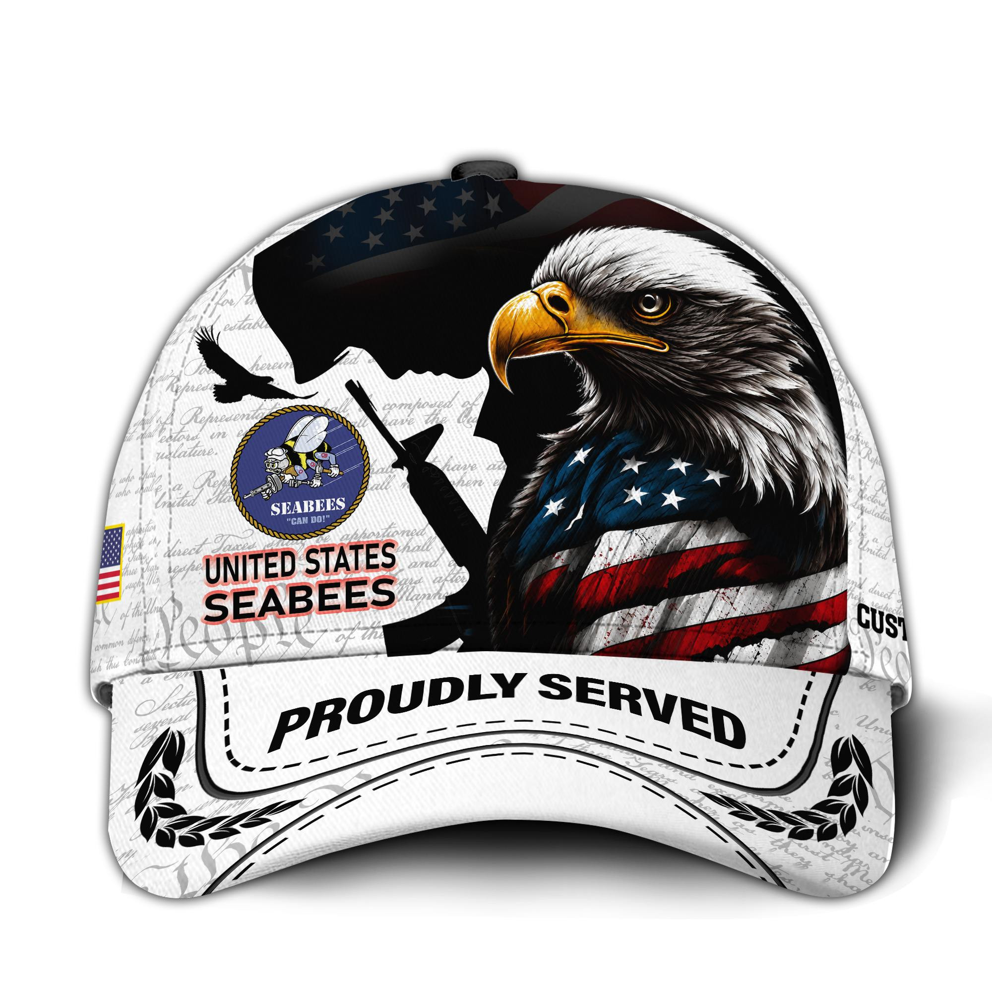 Premium Custom US Seabees Veteran Hat VPVC015909, Cap For Seabees Veteran, Gifts For Veterans Day, Father’s Day