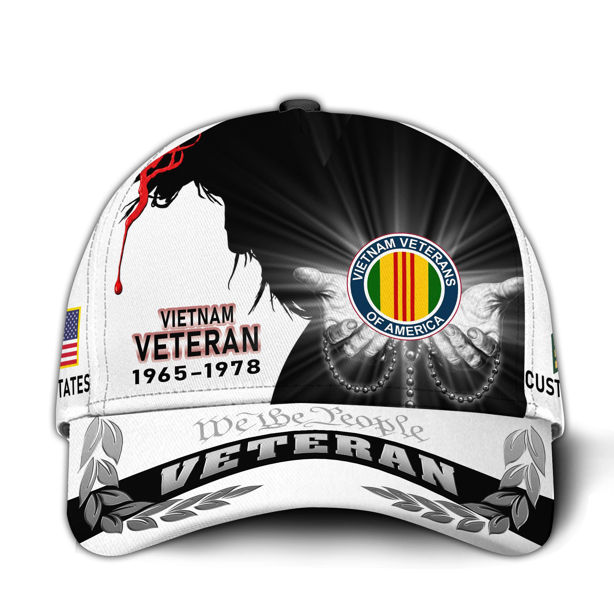 Premium Custom Vietnam Veteran Hat VPVC016006, Cap For Vietnam Veterans, Gifts For Veterans Day, Father’s Day