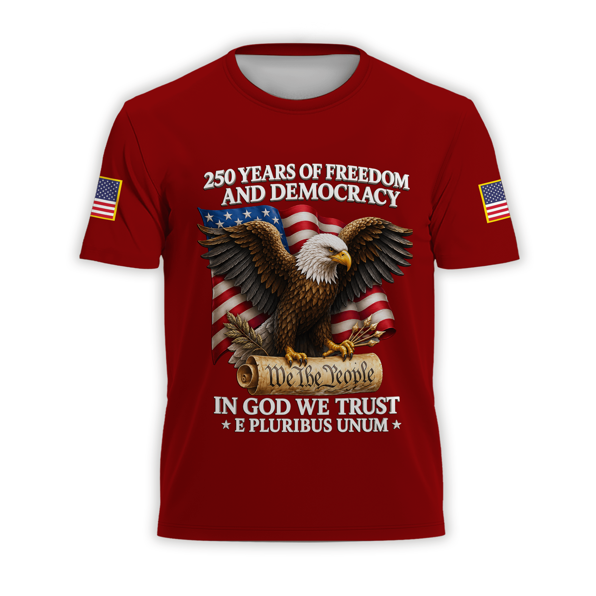 Premium America 250th Anniversary T-Shirt VPVC930845, America 250th T-Shirt, America 250th Birthday, Gifts For US Veteran, Gifts For Independence Day, Veterans Day