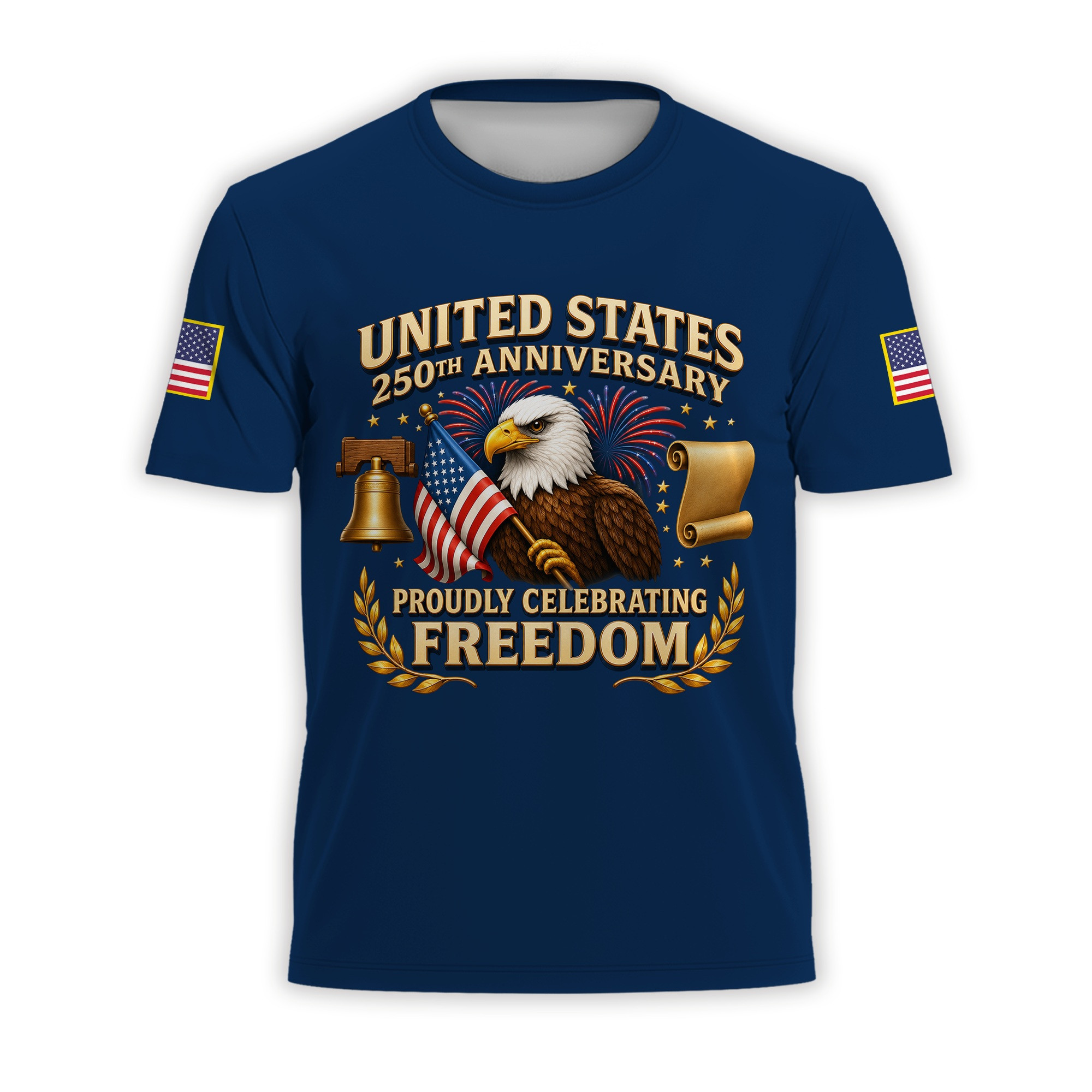 Premium America 250th Anniversary T-Shirt VPVC930849, America 250th T-Shirt, America 250th Birthday, Gifts For US Veteran, Gifts For Independence Day, Veterans Day