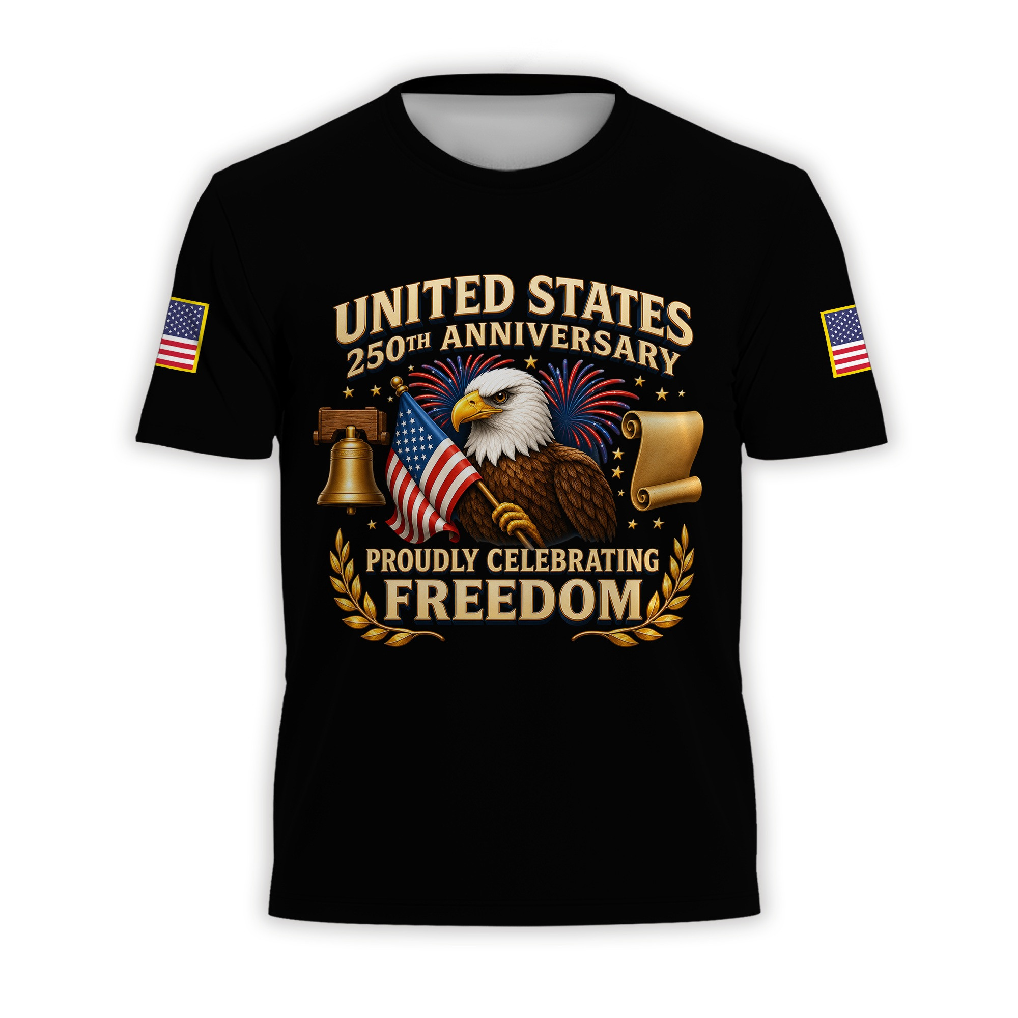 Premium America 250th Anniversary T-Shirt VPVC930851, America 250th T-Shirt, America 250th Birthday, Gifts For US Veteran, Gifts For Independence Day, Veterans Day