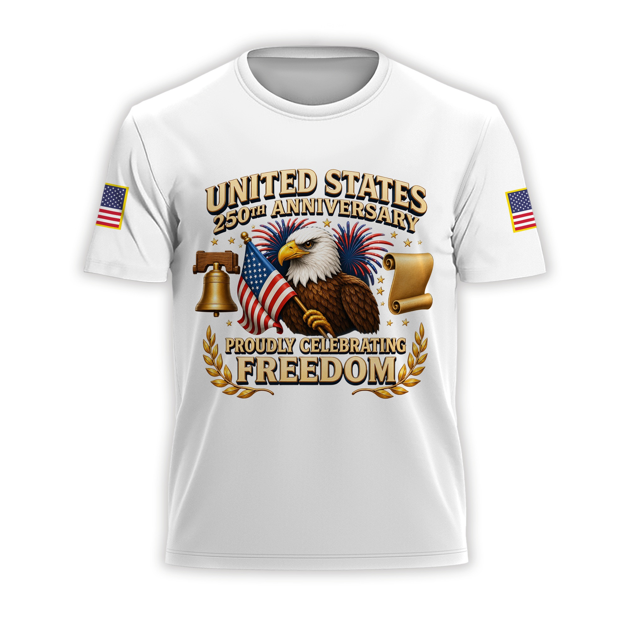 Premium America 250th Anniversary T-Shirt VPVC930852, America 250th T-Shirt, America 250th Birthday, Gifts For US Veteran, Gifts For Independence Day, Veterans Day