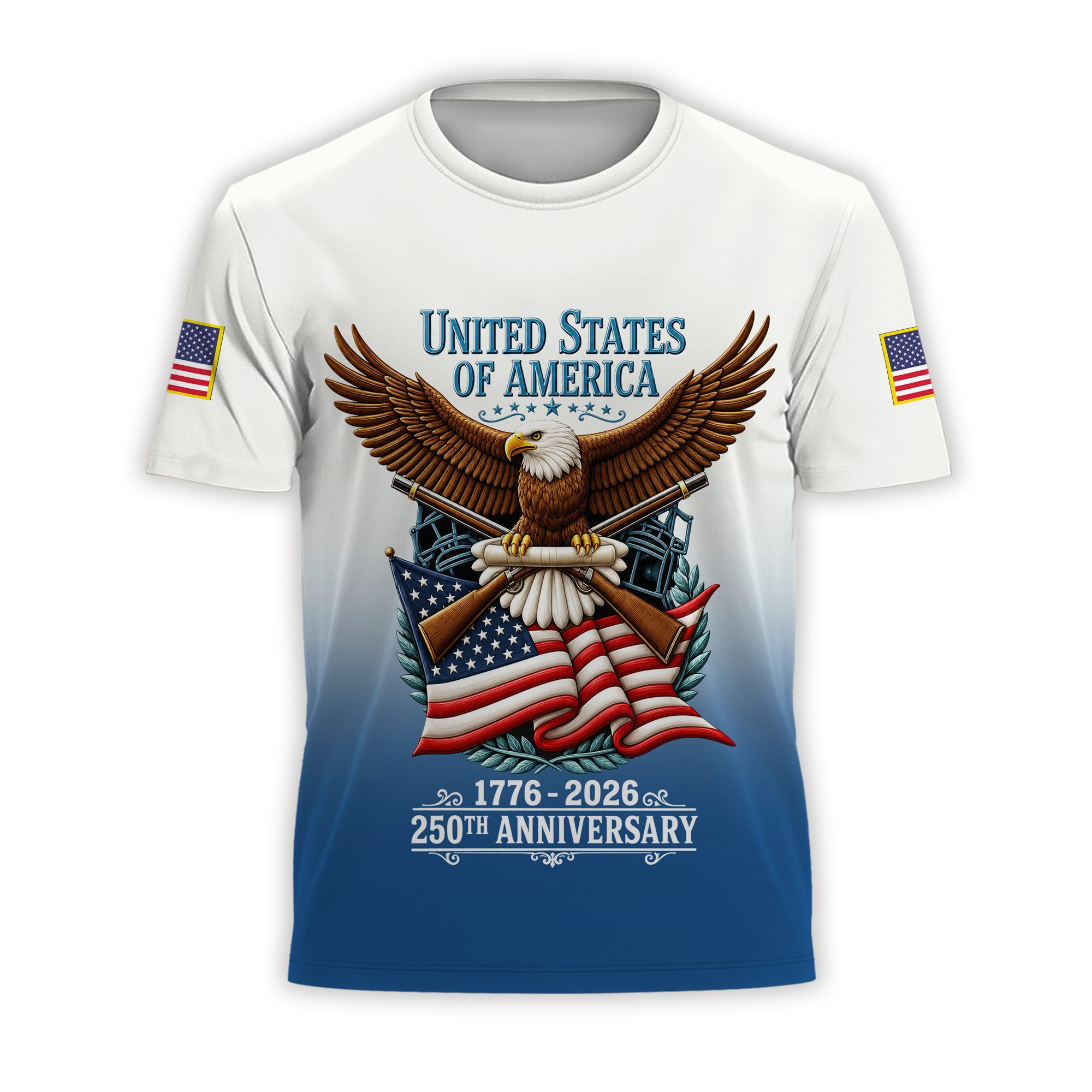 Premium America 250th Anniversary T-Shirt VPVC930863, America 250th T-Shirt, America 250th Birthday, Gifts For US Veteran, Gifts For Independence Day, Veterans Day