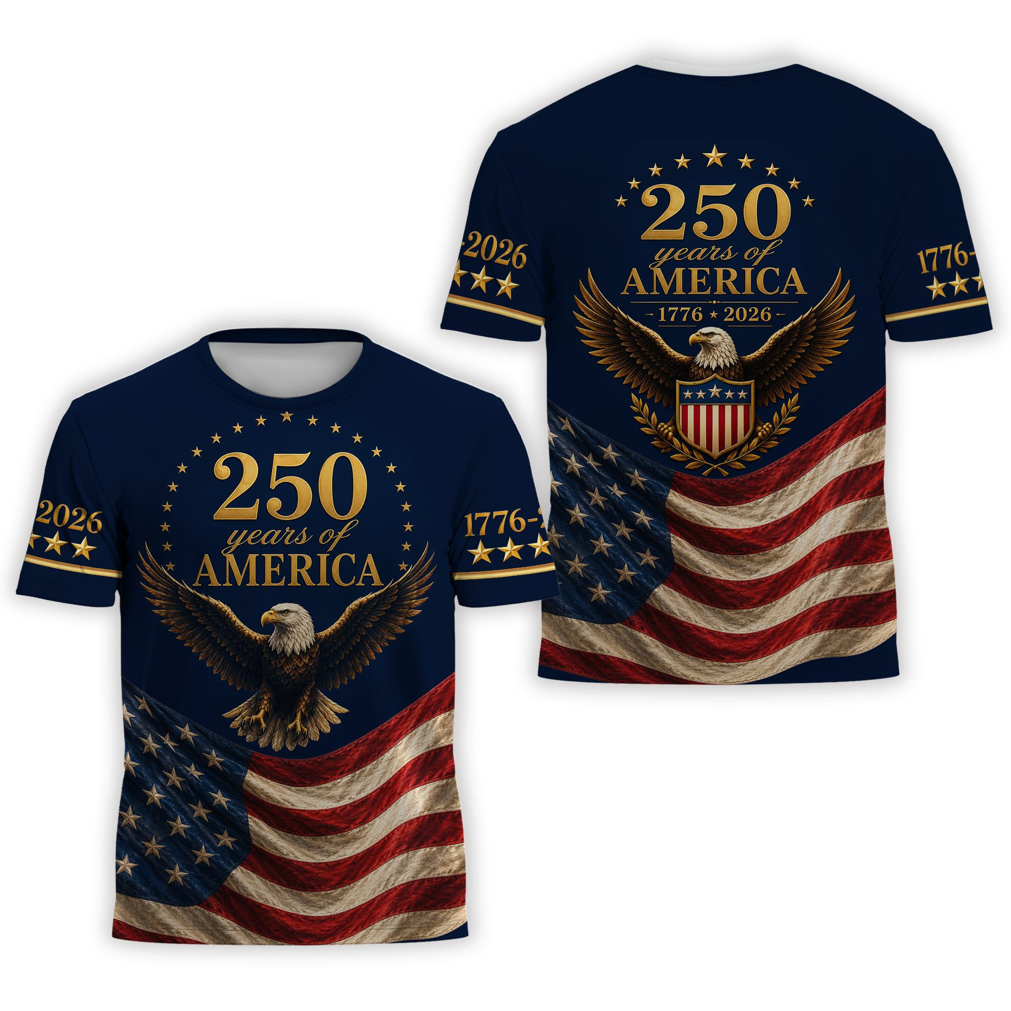 Premium America 250th Anniversary T-Shirt VPVC930868, America 250th T-Shirt, America 250th Birthday, Gifts For US Veteran, Gifts For Independence Day, Veterans Day