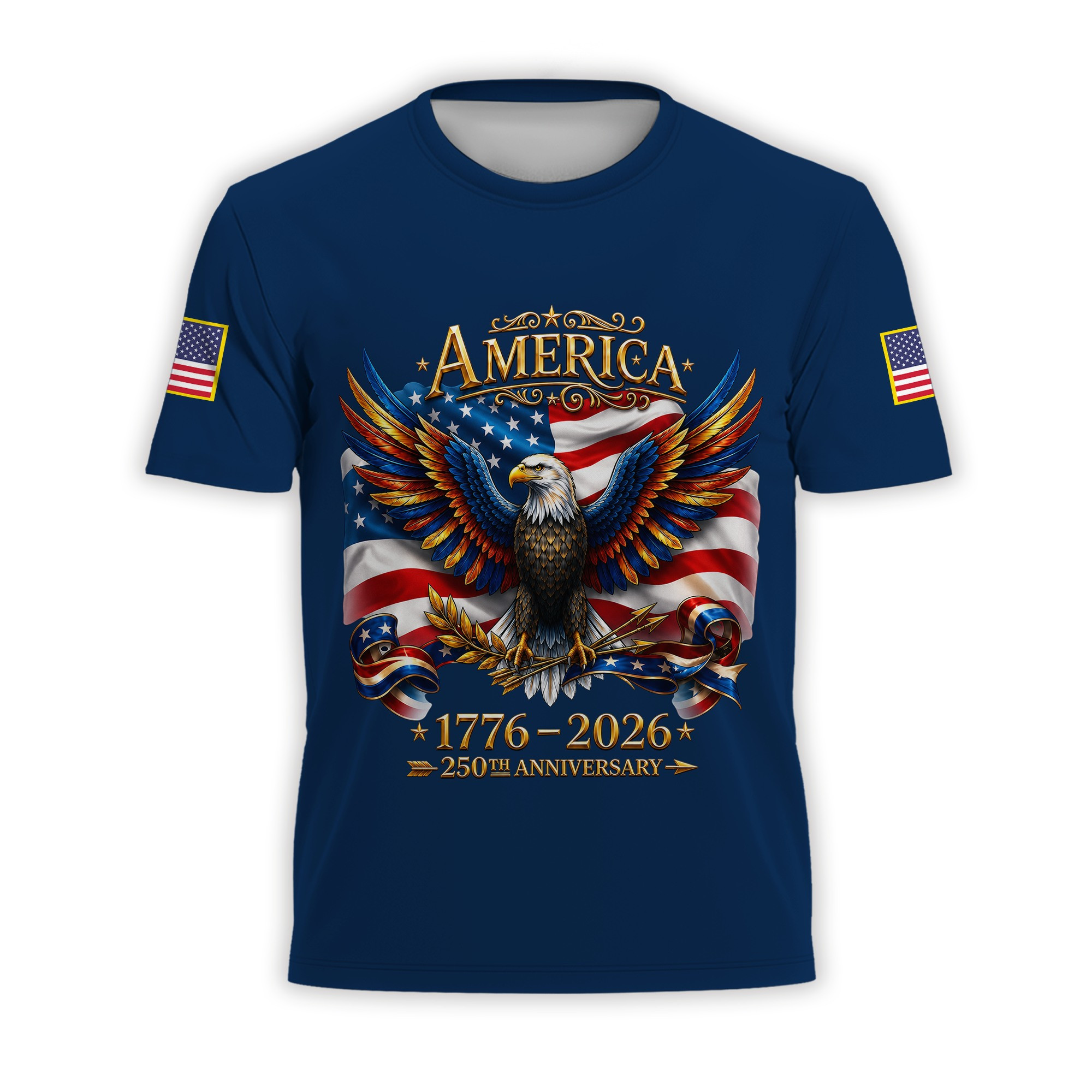 Premium America 250th Anniversary T-Shirt VPVC930873, America 250th T-Shirt, America 250th Birthday, Gifts For US Veteran, Gifts For Independence Day, Veterans Day