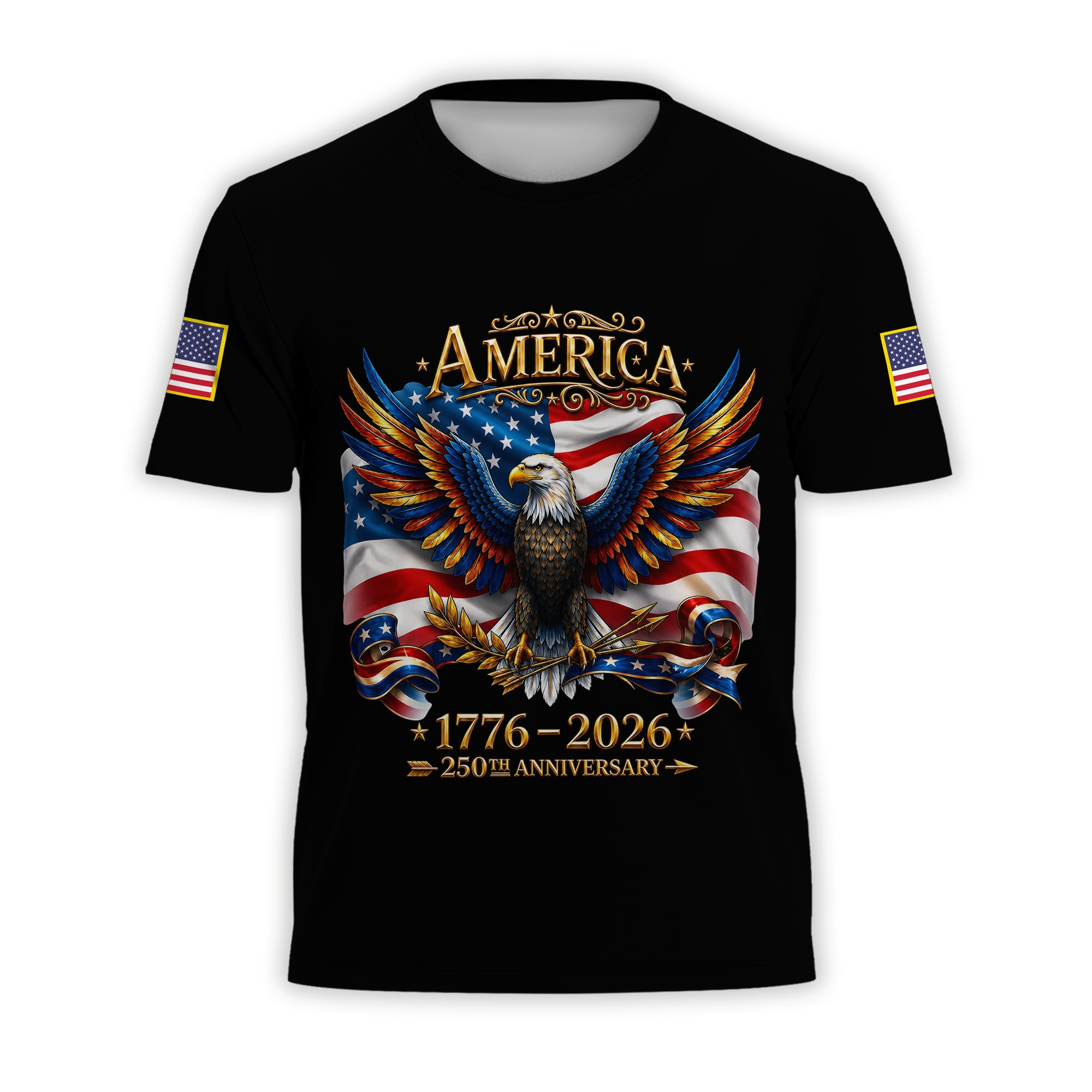 Premium America 250th Anniversary T-Shirt VPVC930875, America 250th T-Shirt, America 250th Birthday, Gifts For US Veteran, Gifts For Independence Day, Veterans Day