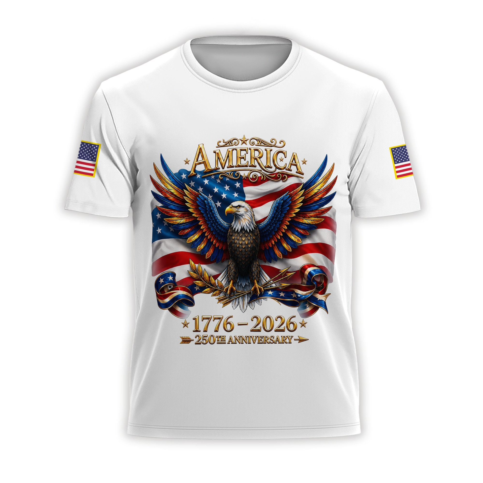 Premium America 250th Anniversary T-Shirt VPVC930876, America 250th T-Shirt, America 250th Birthday, Gifts For US Veteran, Gifts For Independence Day, Veterans Day