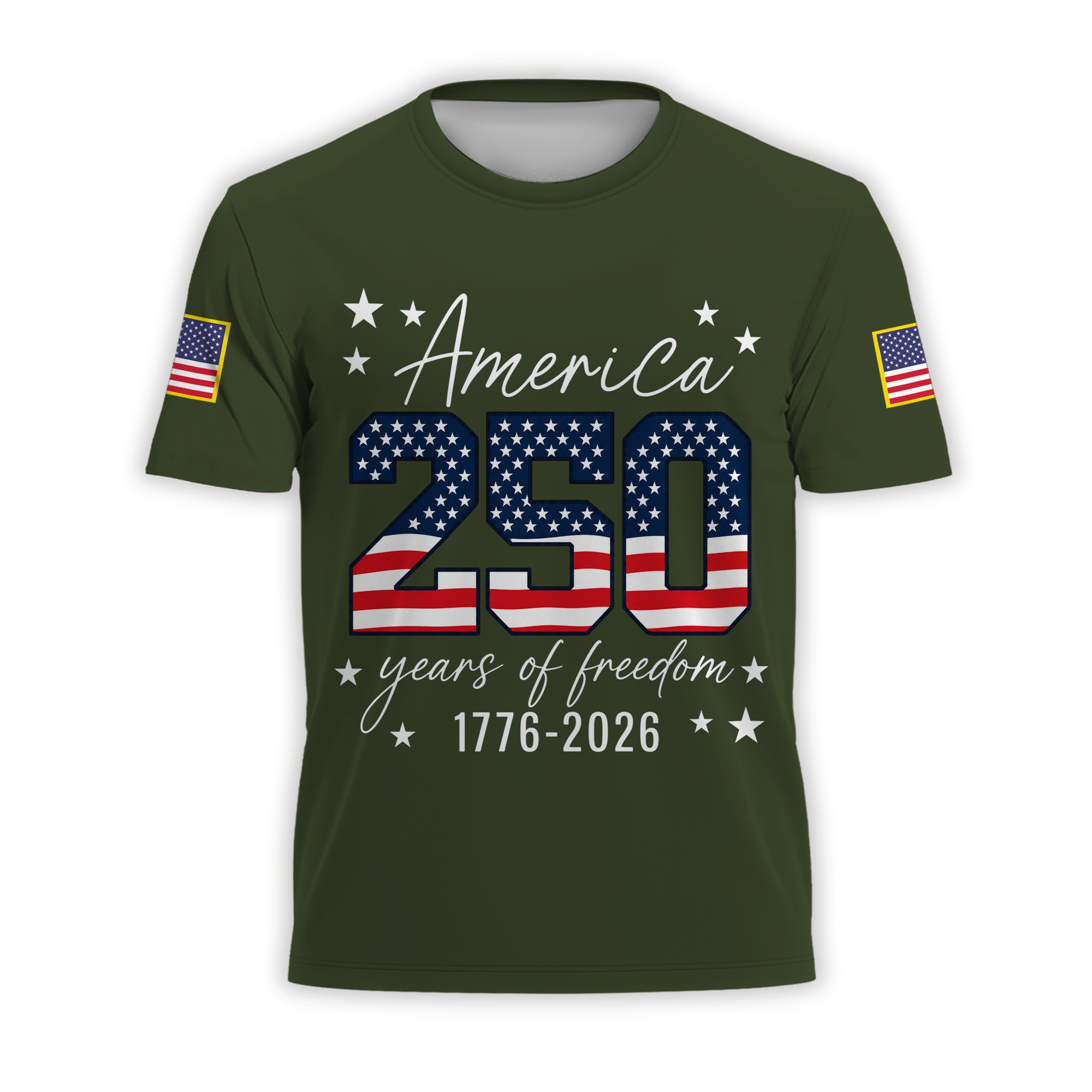 Premium America 250th Anniversary T-Shirt VPVC930877, America 250th T-Shirt, America 250th Birthday, Gifts For US Veteran, Gifts For Independence Day, Veterans Day