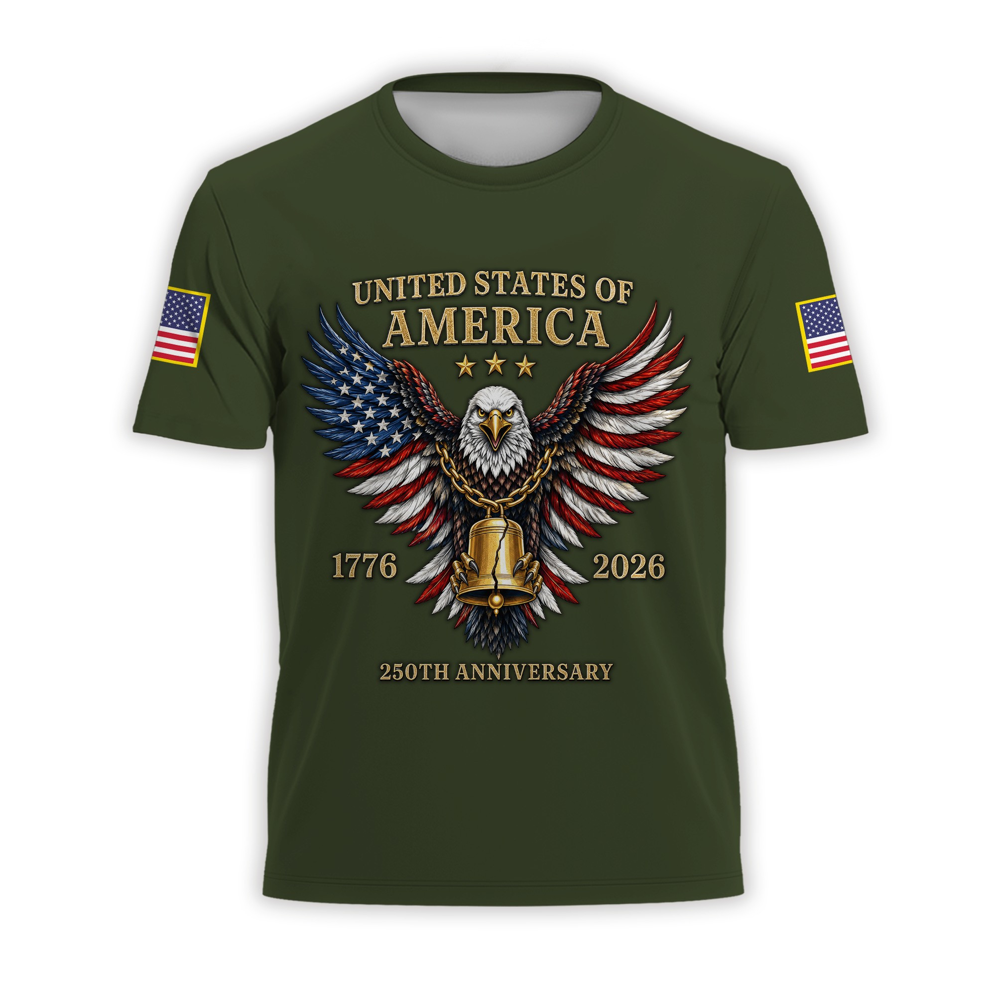 Premium America 250th Anniversary T-Shirt VPVC930882, America 250th T-Shirt, America 250th Birthday, Gifts For US Veteran, Gifts For Independence Day, Veterans Day
