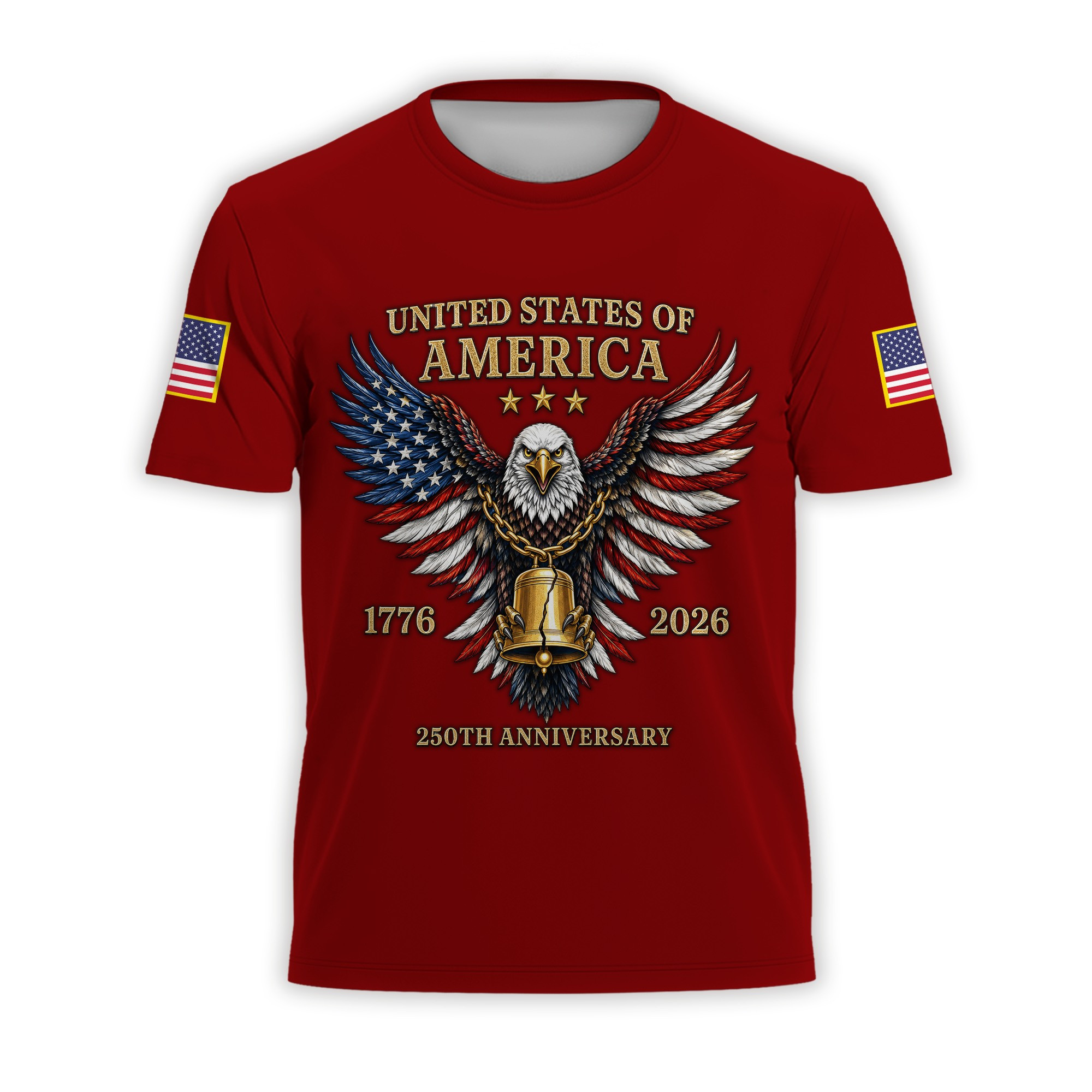 Premium America 250th Anniversary T-Shirt VPVC930884, America 250th T-Shirt, America 250th Birthday, Gifts For US Veteran, Gifts For Independence Day, Veterans Day