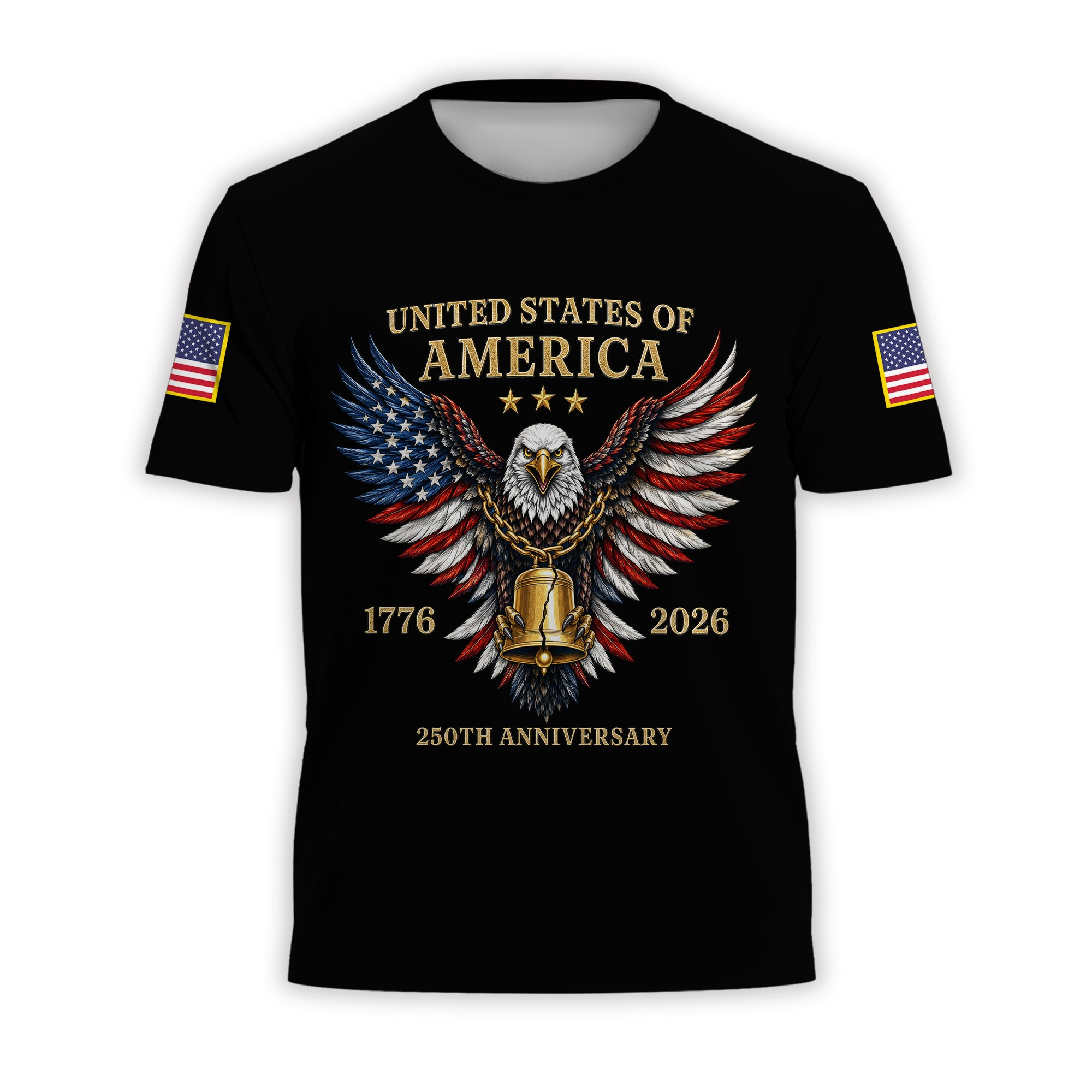 Premium America 250th Anniversary T-Shirt VPVC930885, America 250th T-Shirt, America 250th Birthday, Gifts For US Veteran, Gifts For Independence Day, Veterans Day