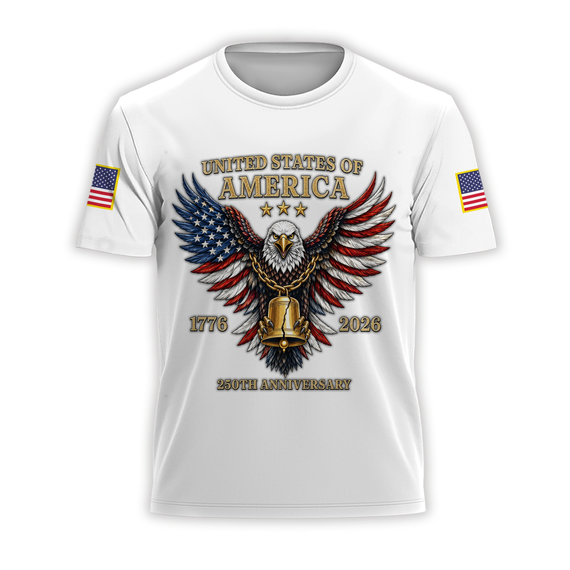 Premium America 250th Anniversary T-Shirt VPVC930886, America 250th T-Shirt, America 250th Birthday, Gifts For US Veteran, Gifts For Independence Day, Veterans Day