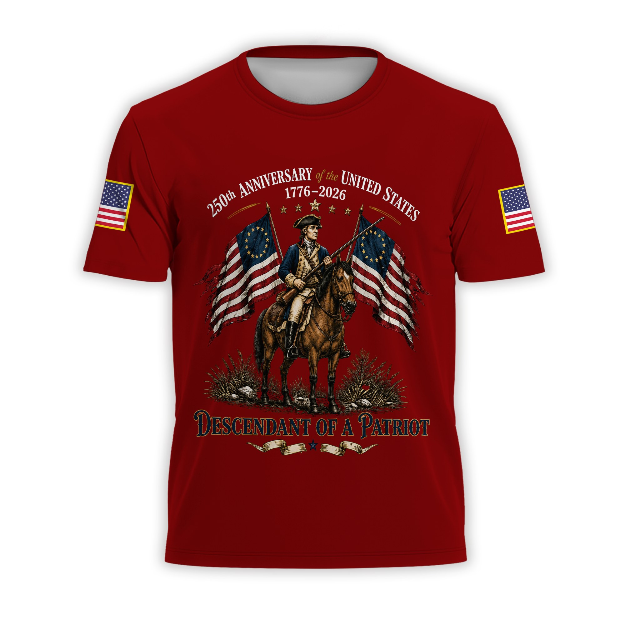 Premium America 250th Anniversary T-Shirt VPVC930905, America 250th T-Shirt, America 250th Birthday, Gifts For US Veteran, Gifts For Independence Day, Veterans Day
