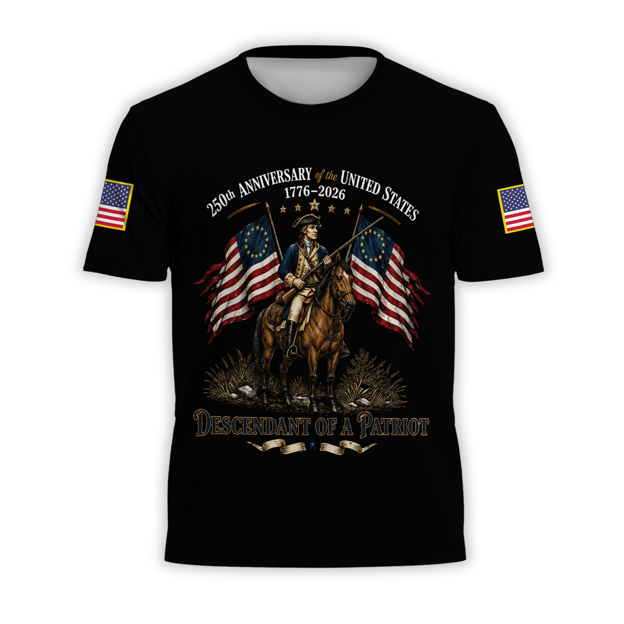 Premium America 250th Anniversary T-Shirt VPVC930906, America 250th T-Shirt, America 250th Birthday, Gifts For US Veteran, Gifts For Independence Day, Veterans Day
