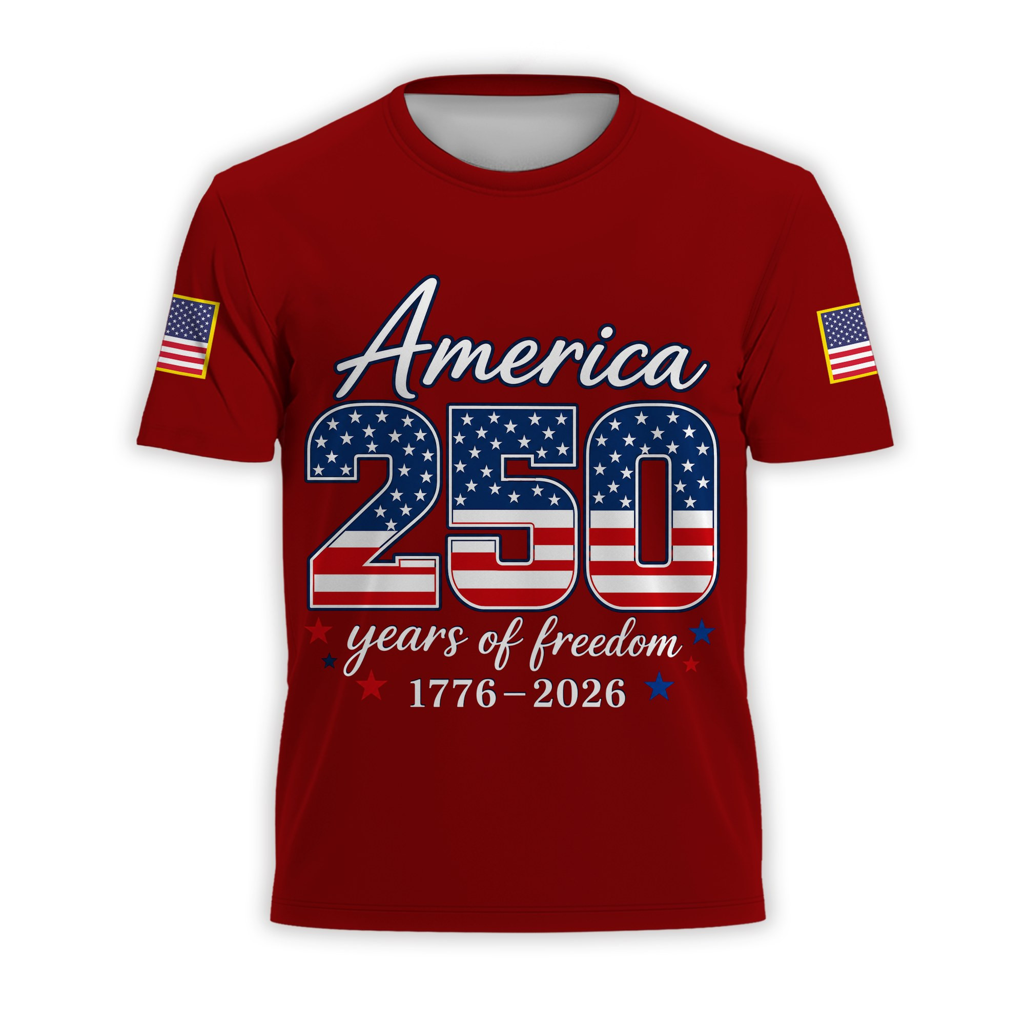Premium America 250th Anniversary T-Shirt VPVC930910, America 250th T-Shirt, America 250th Birthday, Gifts For US Veteran, Gifts For Independence Day, Veterans Day