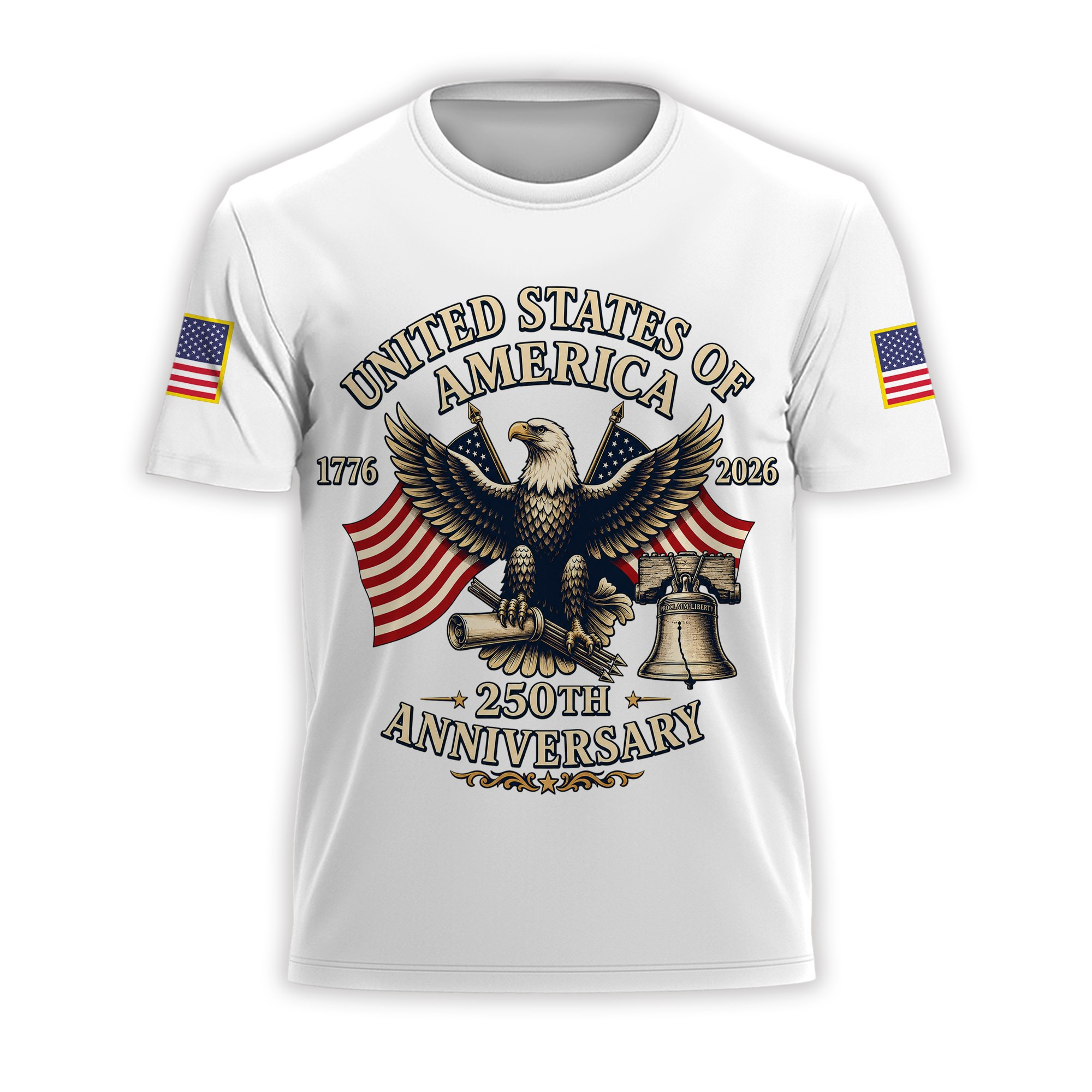 Premium America 250th Anniversary T-Shirt VPVC930922, America 250th T-Shirt, America 250th Birthday, Gifts For US Veteran, Gifts For Independence Day, Veterans Day