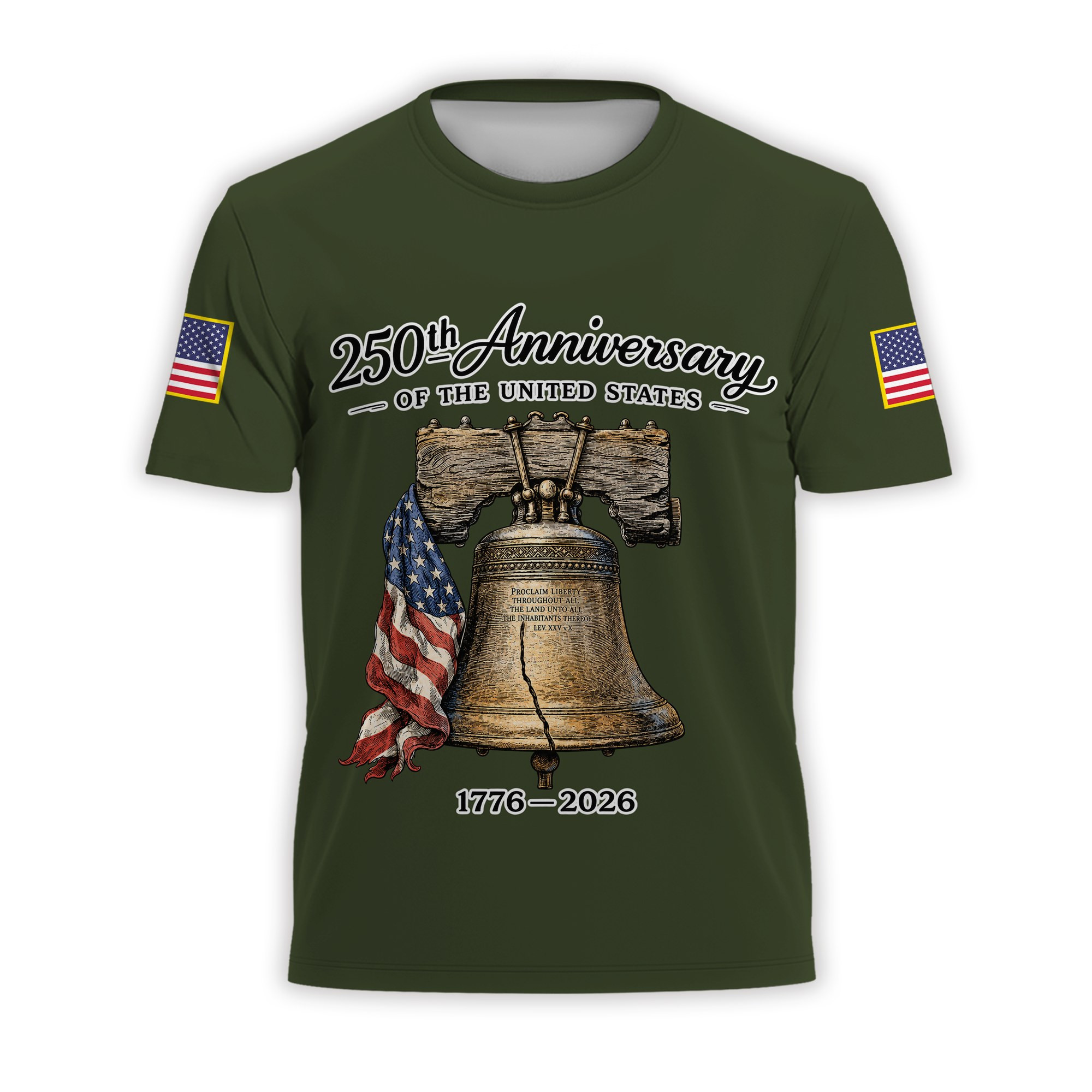 Premium America 250th Anniversary T-Shirt VPVC930928, America 250th T-Shirt, America 250th Birthday, Gifts For US Veteran, Gifts For Independence Day, Veterans Day