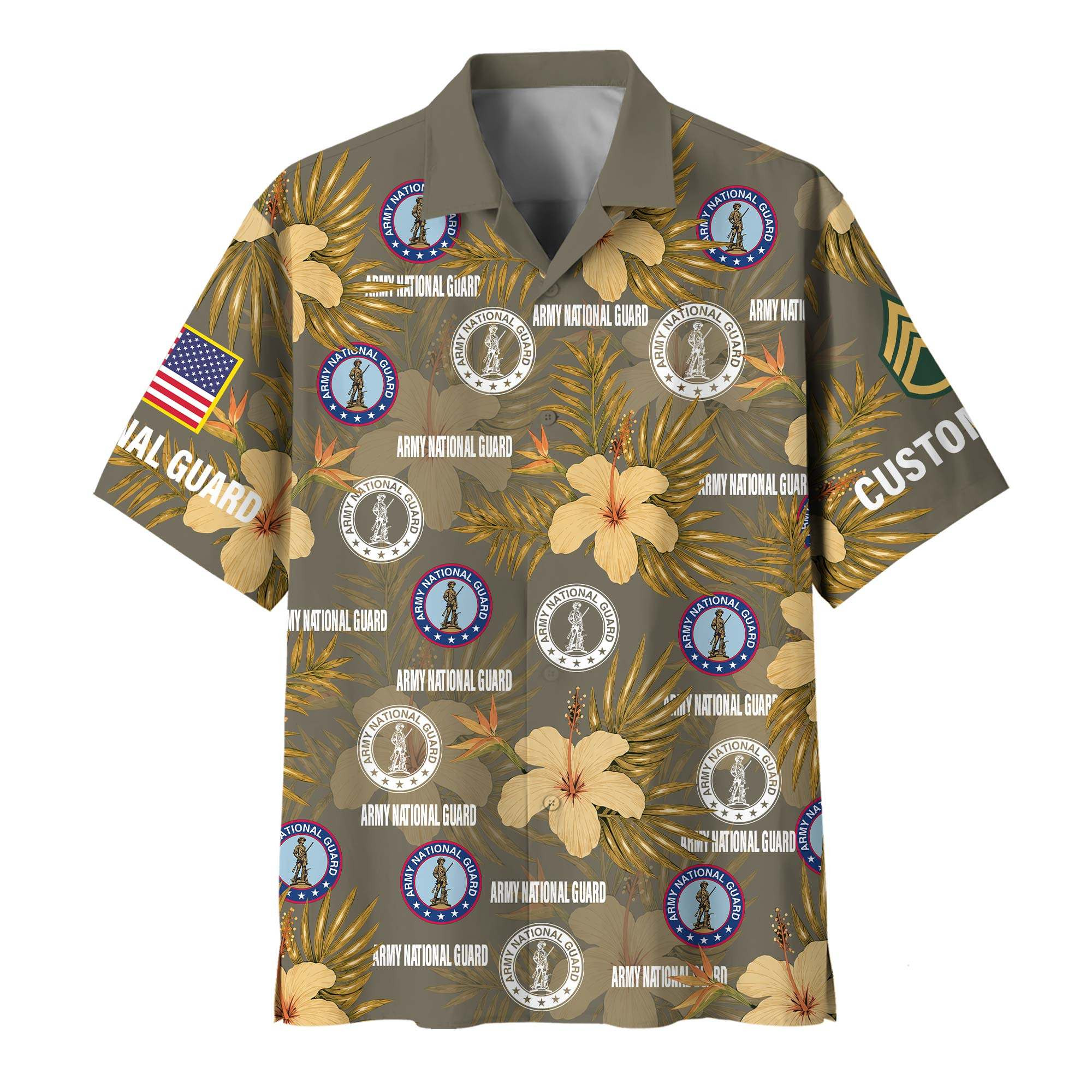 Premium Custom Army National Guard Hawaiian Shirt VPVC408398, Gifts For Army National Guard Veteran, Gifts For Veterans Day