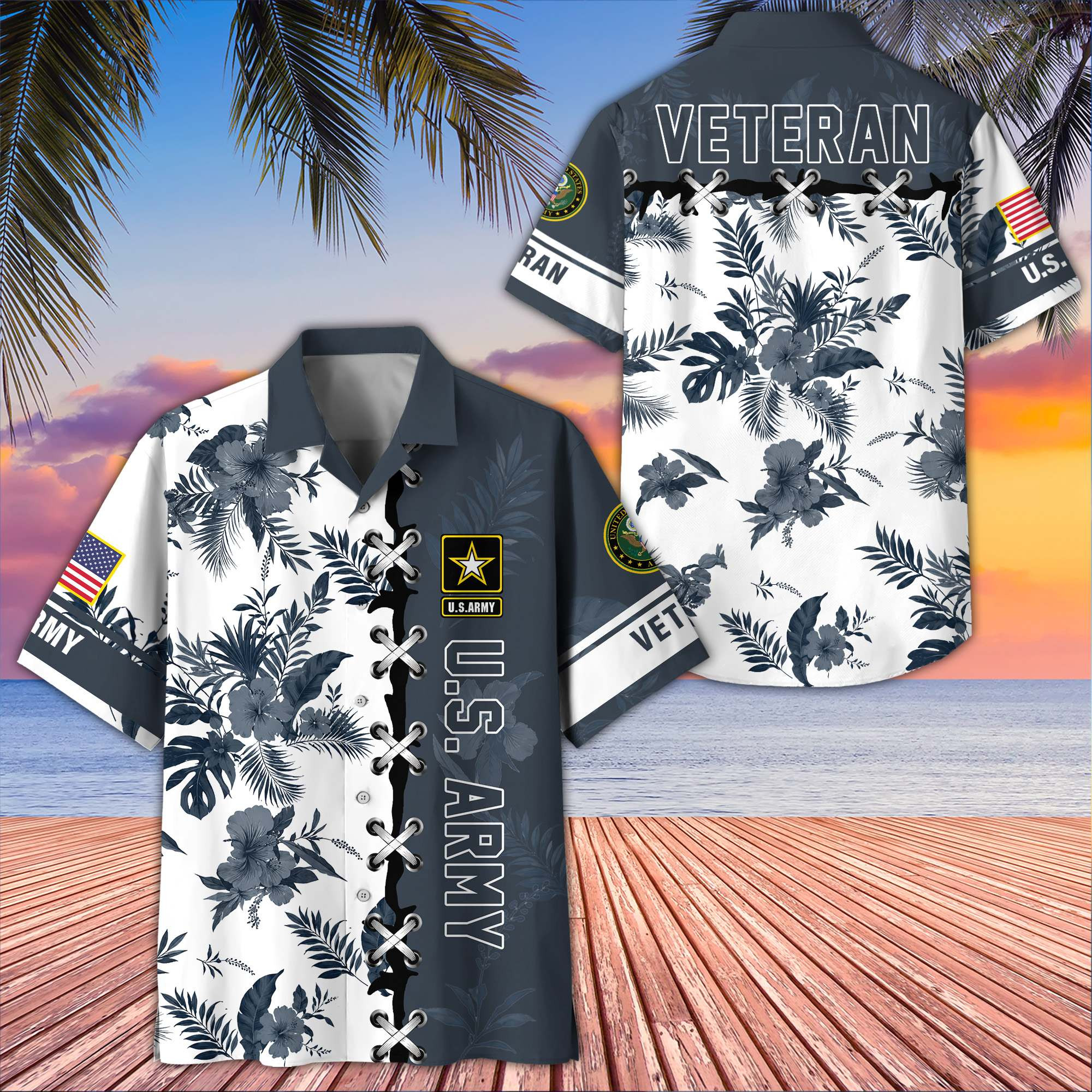 Premium US Veterans Hawaiian Shirt CPVC150601, Gifts For US Veterans, Gifts For Father’s Day, Veterans Day