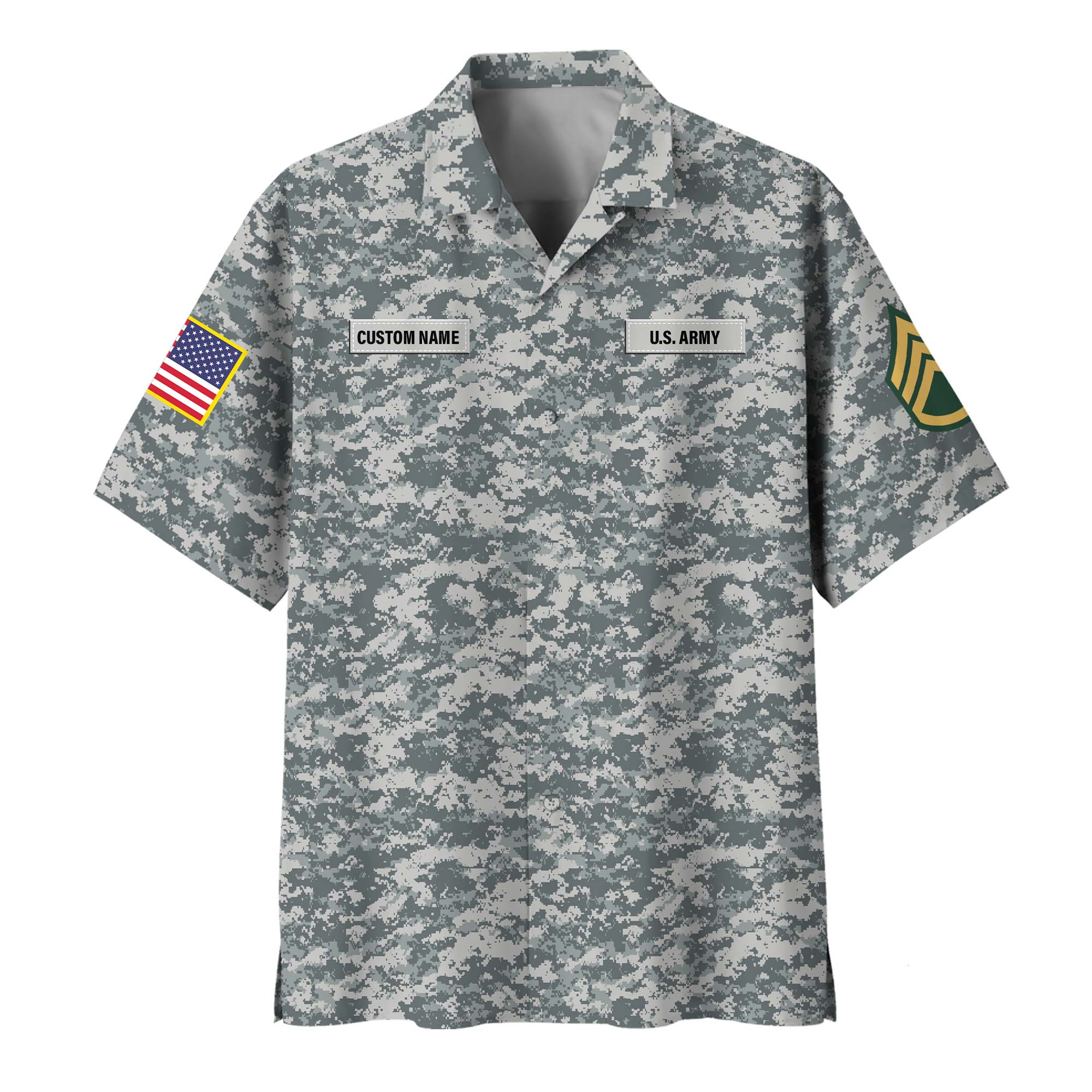 Premium Custom US Army Hawaiian Shirt VPVC408506, Gifts For Army Veteran, Gifts For Veterans Day