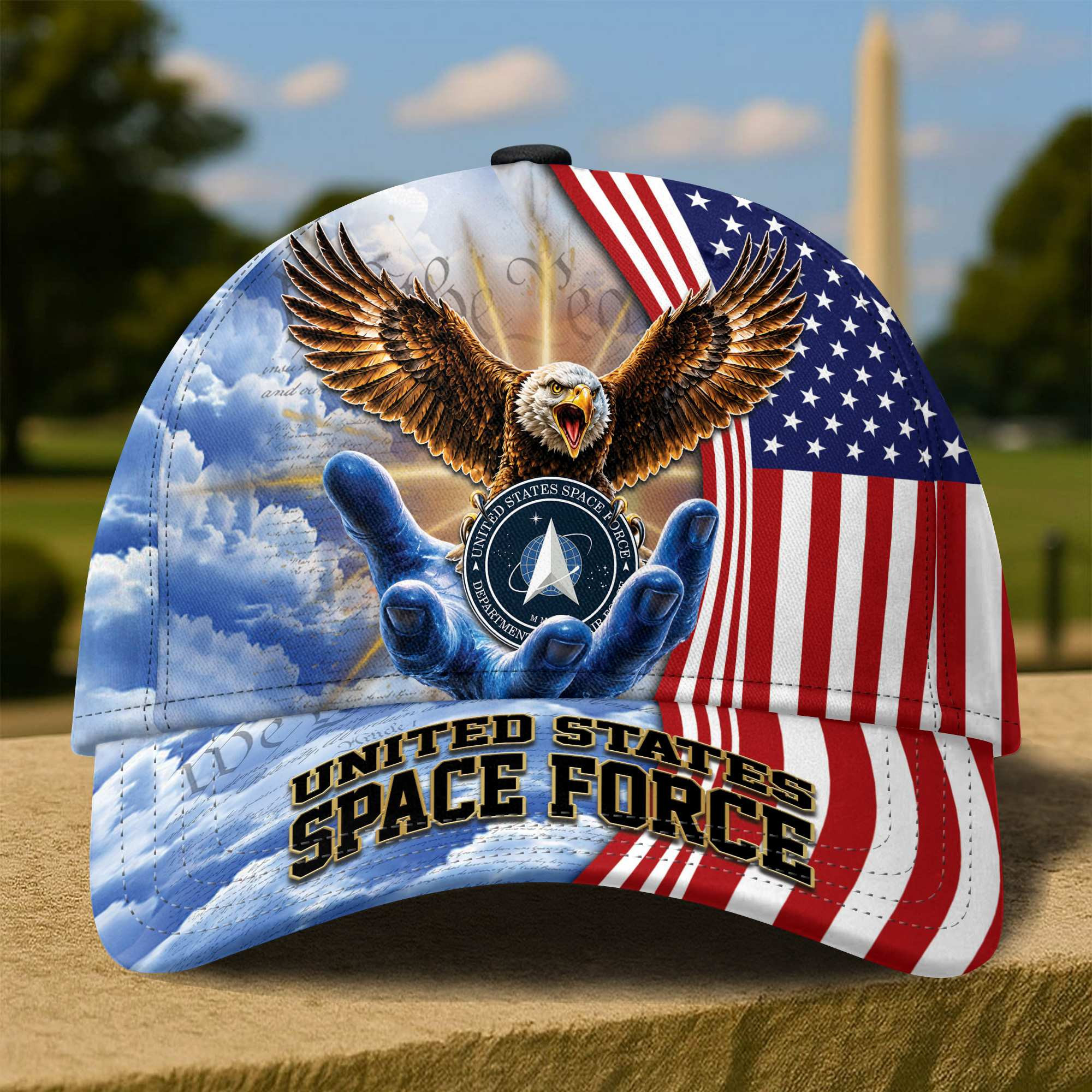 Premium US Veterans Baseball Hats ATTN080521, Gifts for US Veterans, Gifts on Veterans Day, Father’s Day
