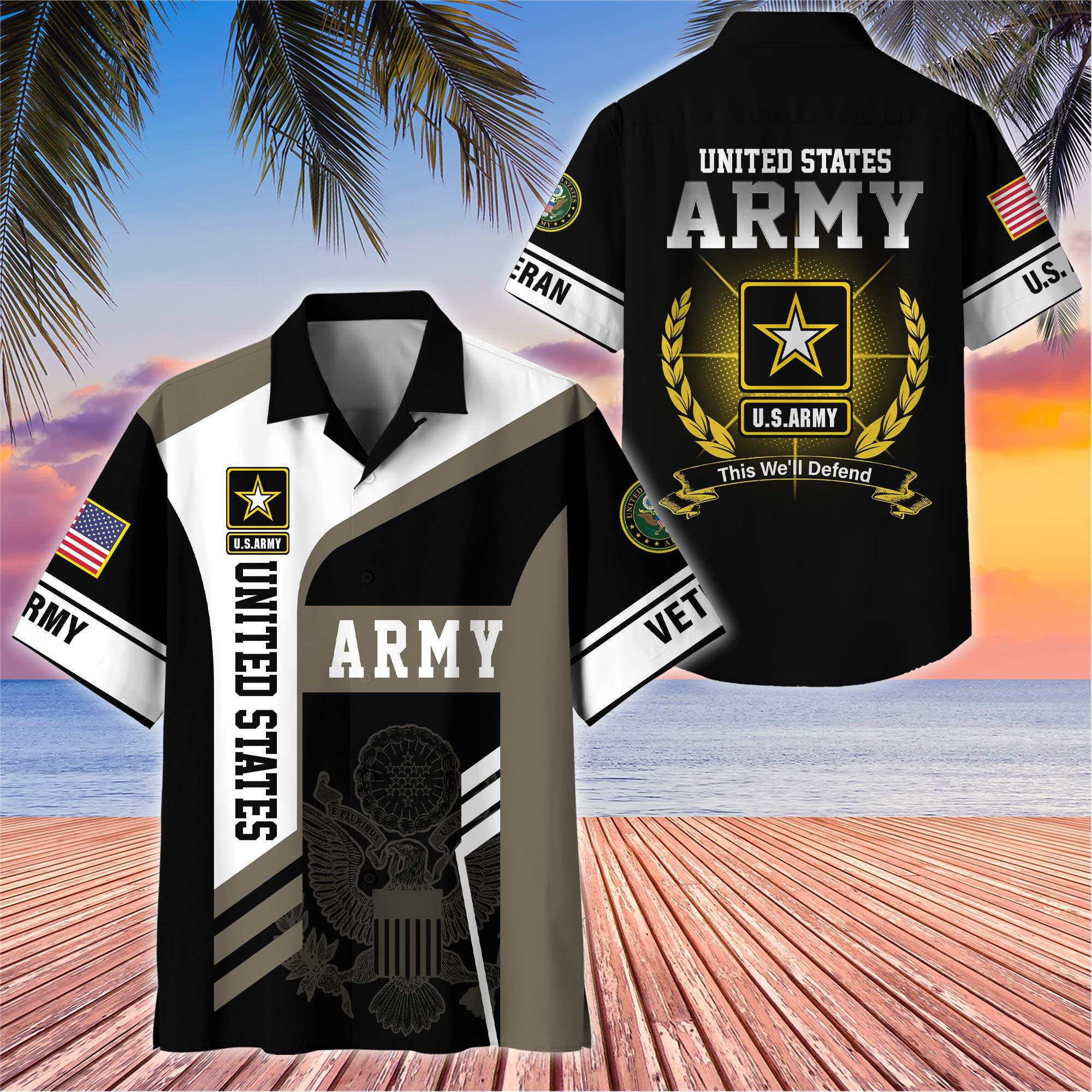 Premium US Veterans Hawaiian Shirt CPVC160601, Gifts For US Veterans, Gifts For Father’s Day, Veterans Day