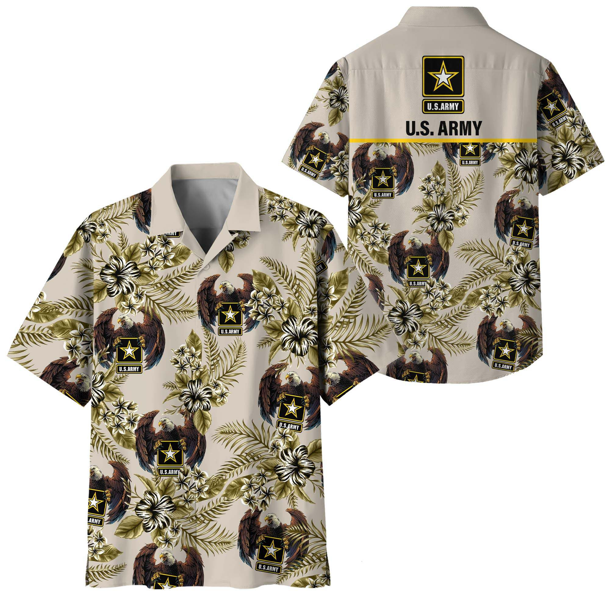 Premium US Army Hawaiian Shirt VPVC408531, Gifts For Army Veteran, Gifts For Veterans Day