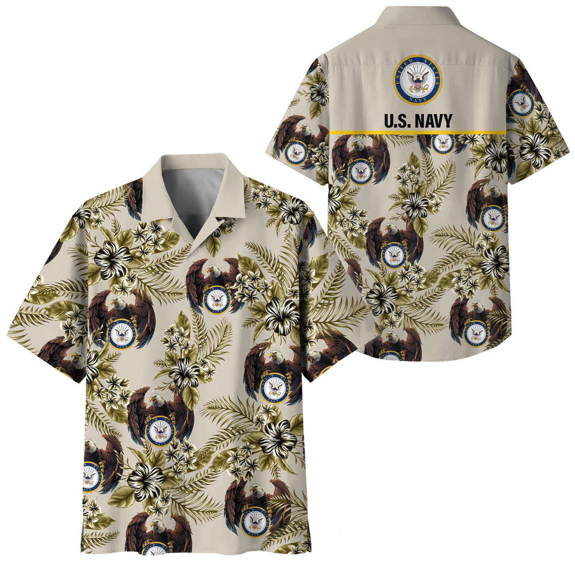 Premium US Navy Hawaiian Shirt VPVC408532, Gifts For Navy Veteran, Gifts For Veterans Day