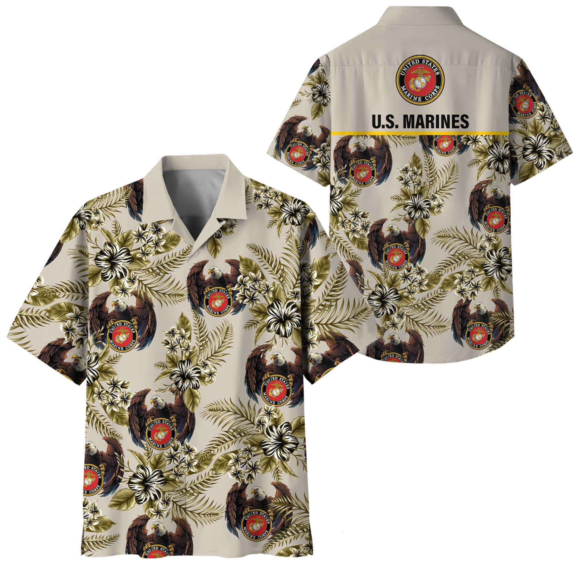 Premium USMC Hawaiian Shirt VPVC408533, Gifts For Marine Veteran, Gifts For Veterans Day