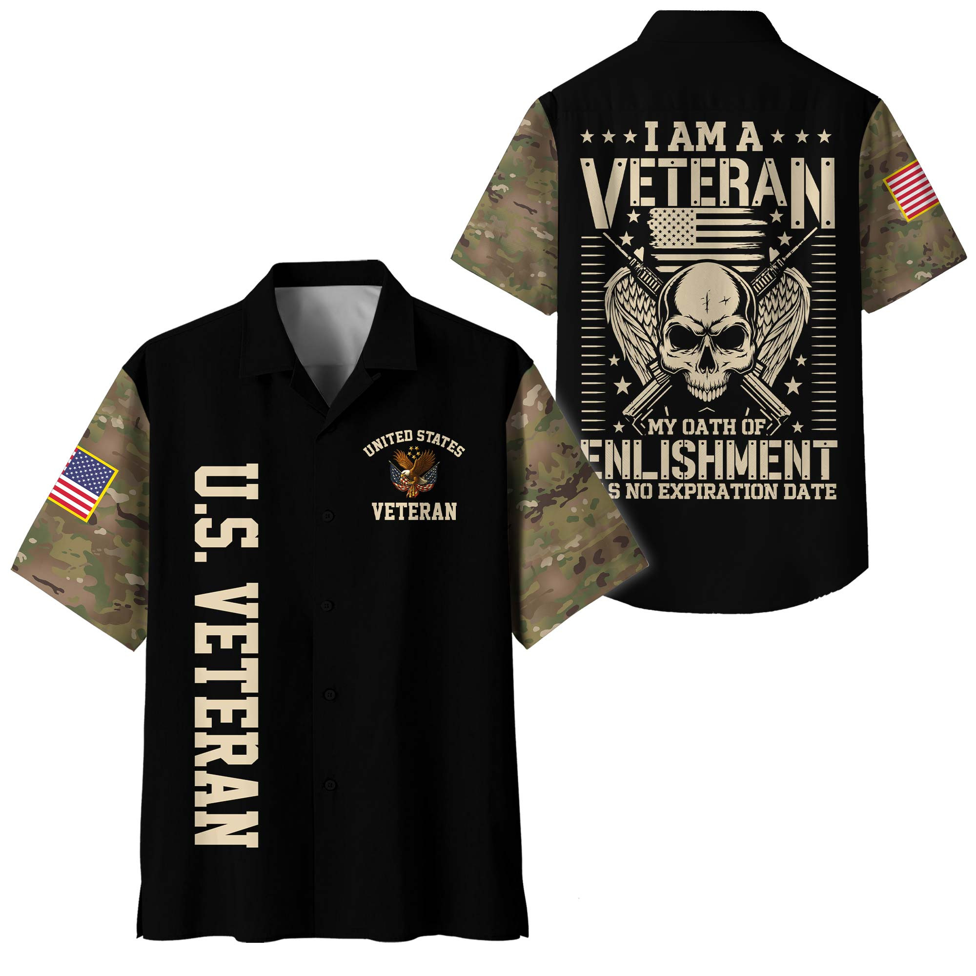 Premium US Veteran Hawaiian Shirt VPVC408557, Gifts For US Veteran, Gifts For Veterans Day