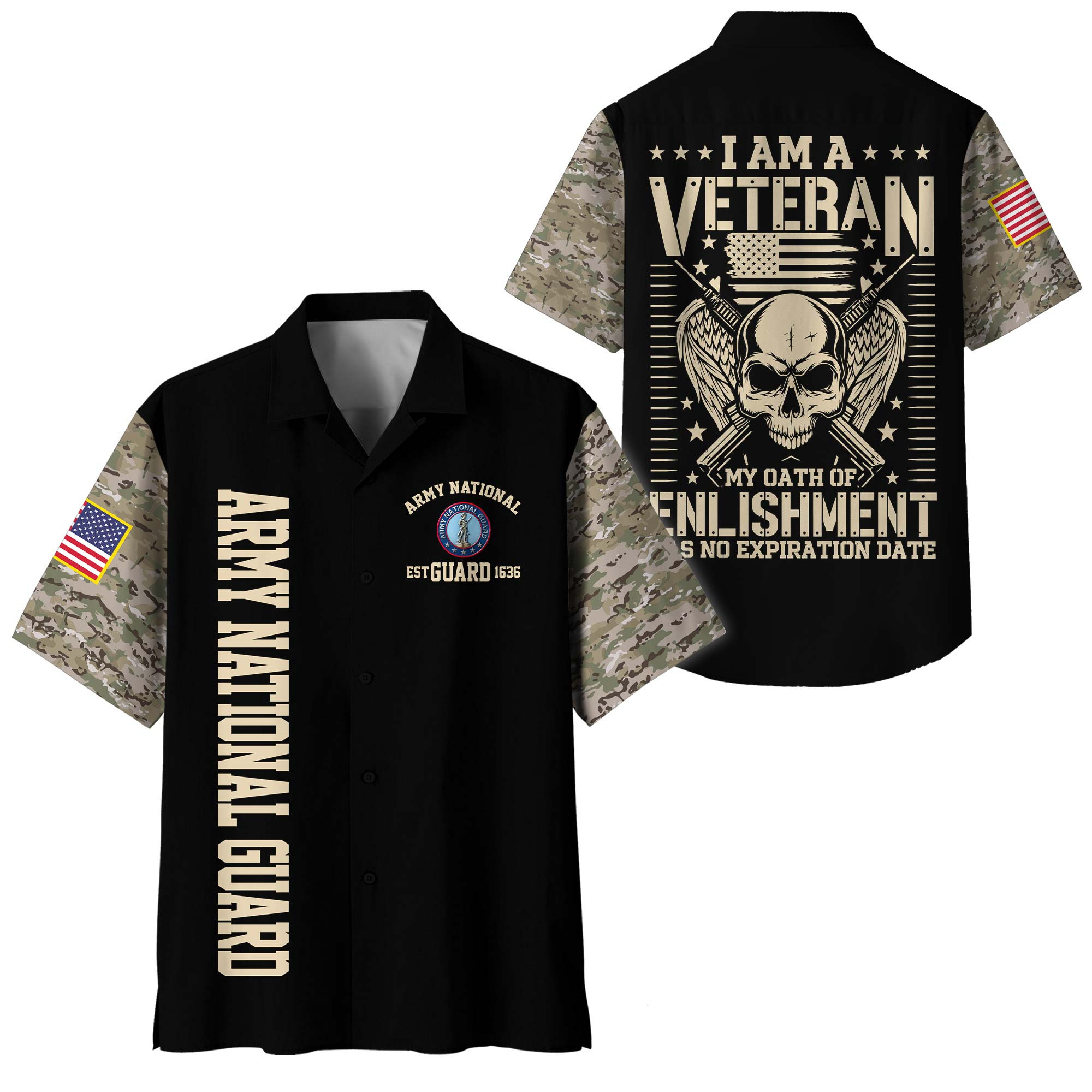 Premium Army National Guard Hawaiian Shirt VPVC408558, Gifts For Army National Guard Veteran, Gifts For Veterans Day