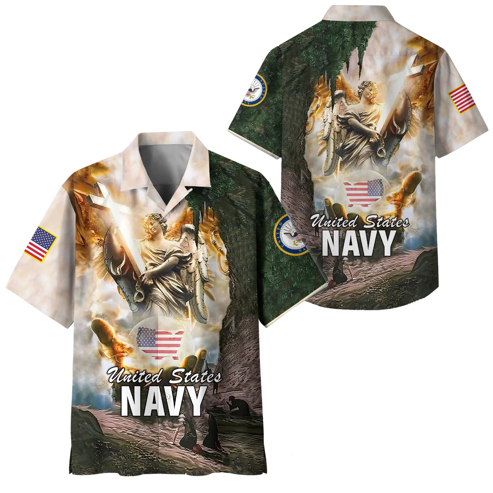 Premium US Navy Hawaiian Shirt VPVC408592, Gifts For Navy Veteran, Gifts For Veterans Day