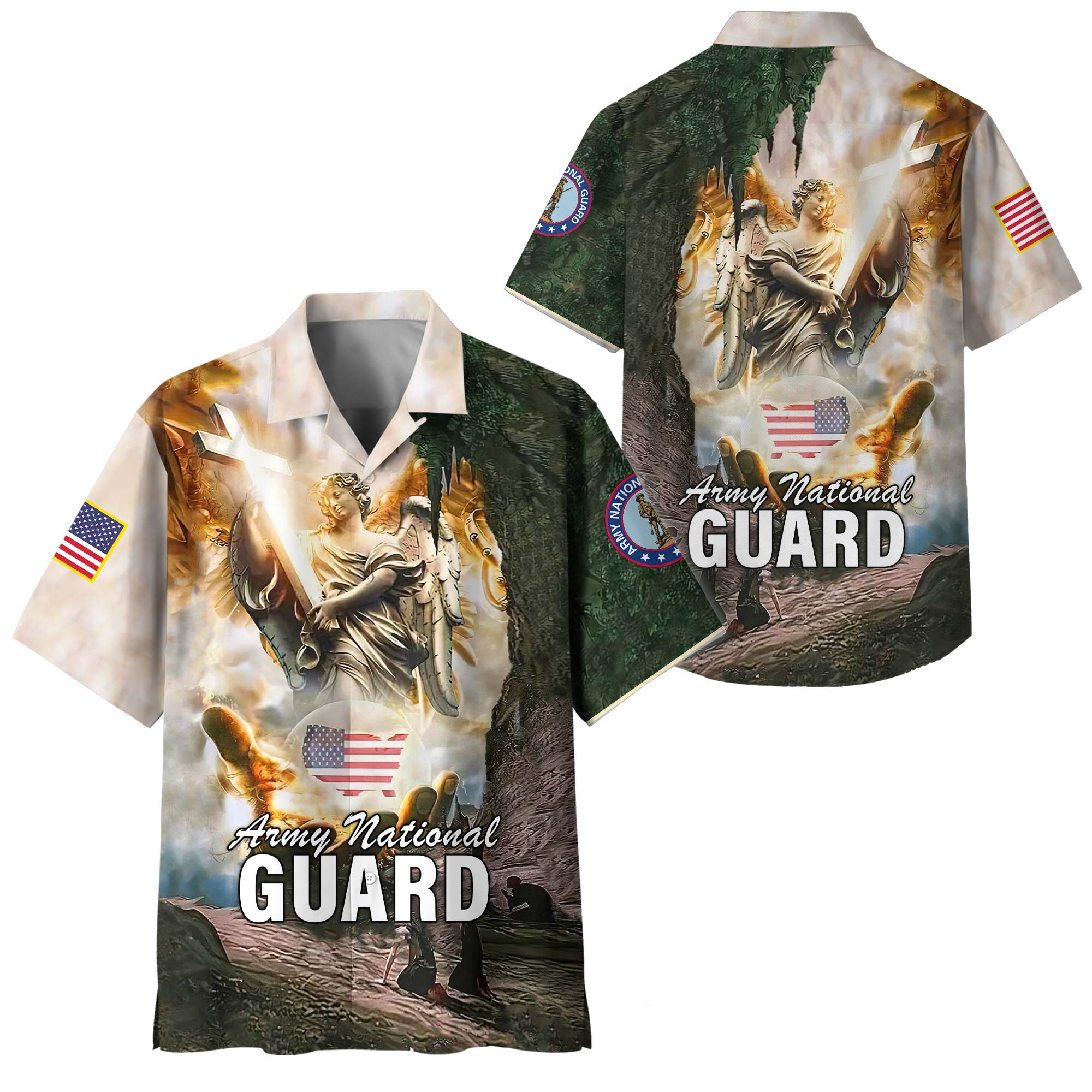 Premium Army National Guard Hawaiian Shirt VPVC408598, Gifts For Army National Guard Veteran, Gifts For Veterans Day